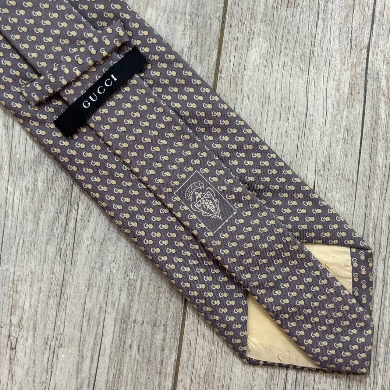 Gucci Vintage Gucci Silk Tie Size ONE SIZE - 4 Thumbnail