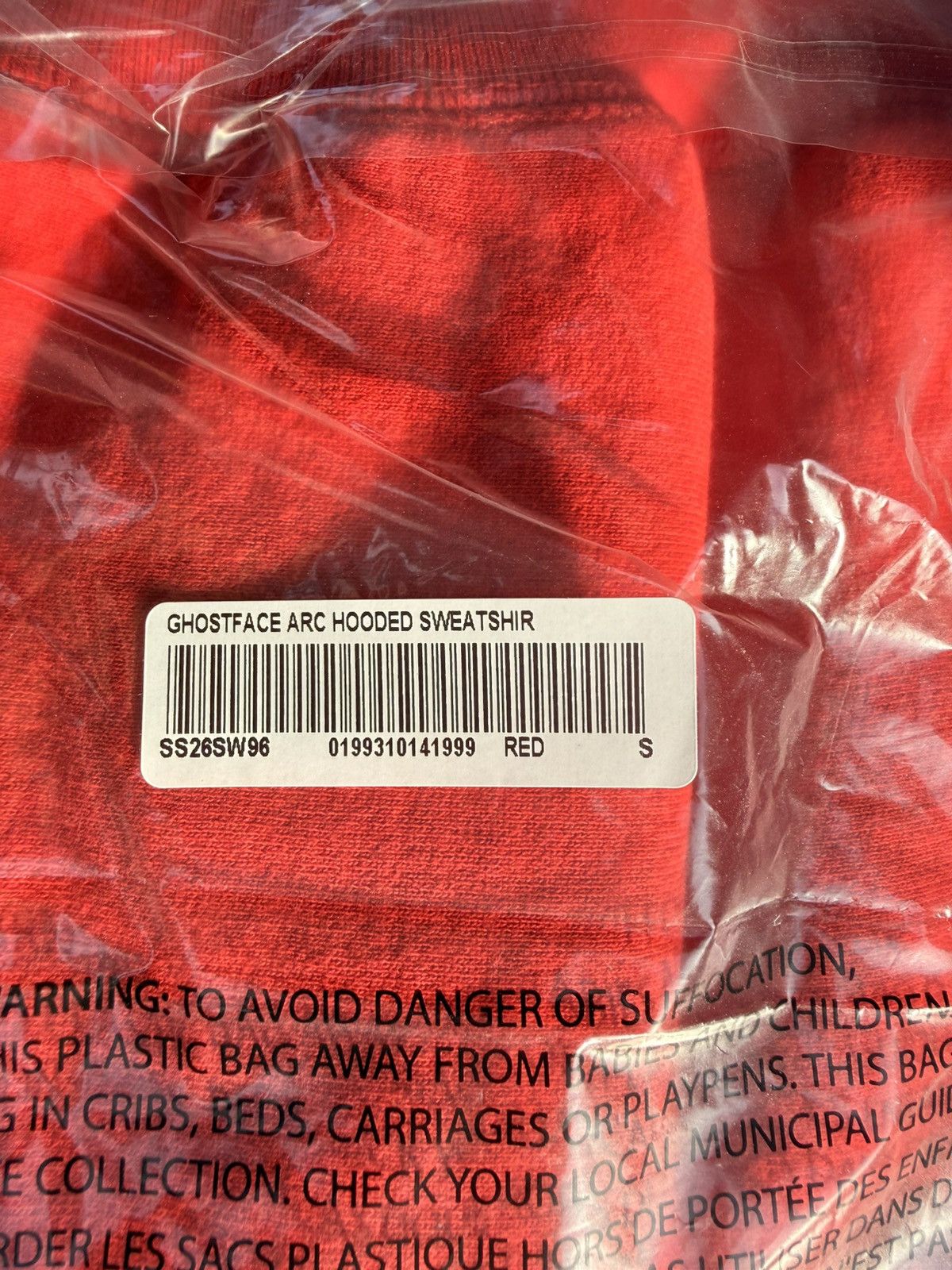 Supreme Supreme Ghostface Arc Hooded Sweatshirt Size US S / EU 44-46 / 1 - 3 Thumbnail