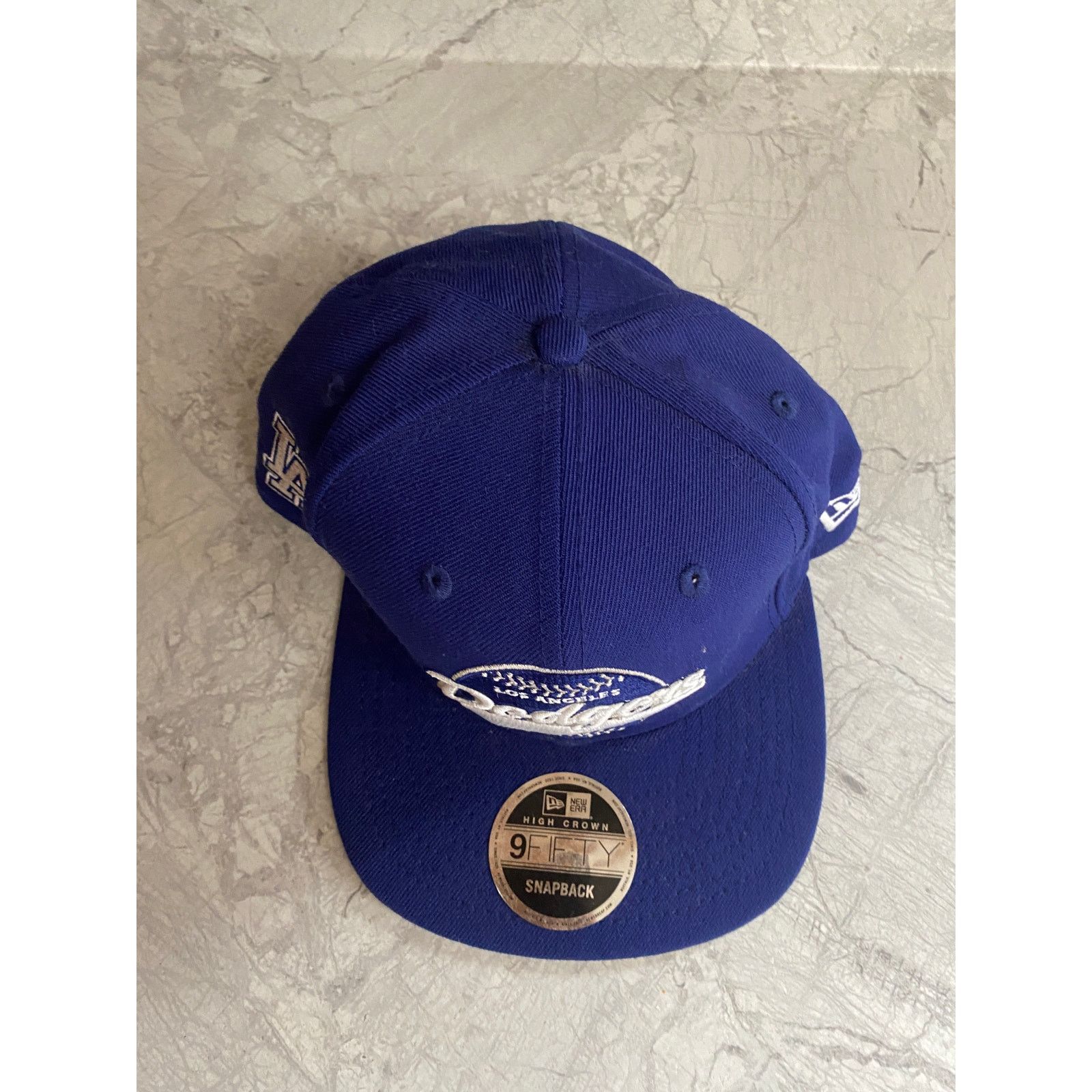 New Era LA Dodgers 100% Wool New Era 9Fifty Snapback Hat Size ONE SIZE - 3 Thumbnail