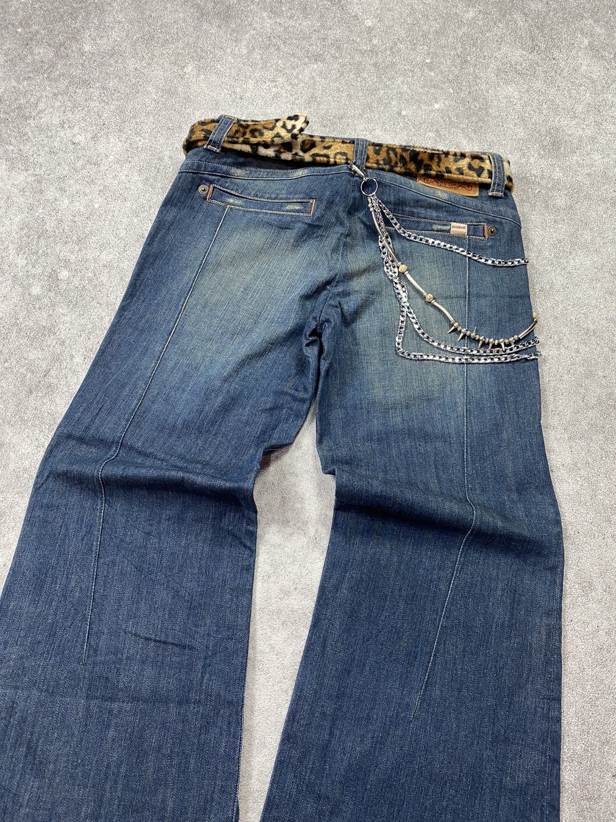 Japanese Brand 2000s Buckaro Super Flared Jean Size US 29 - 4 Thumbnail