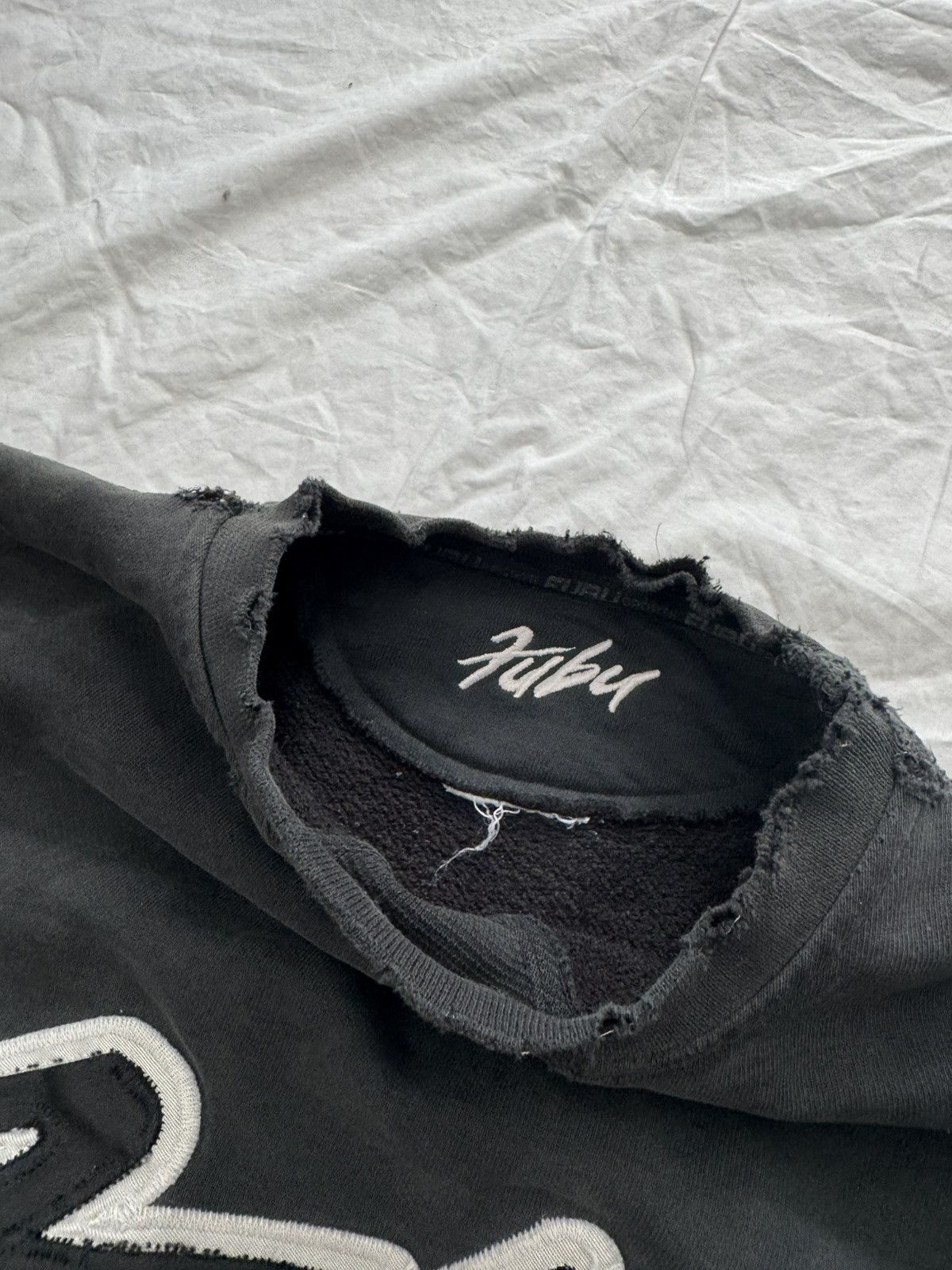 Fubu Vintage Faded and Distressed Fubu Oversized Cropped Crewneck Size US XL / EU 56 / 4 - 5 Thumbnail