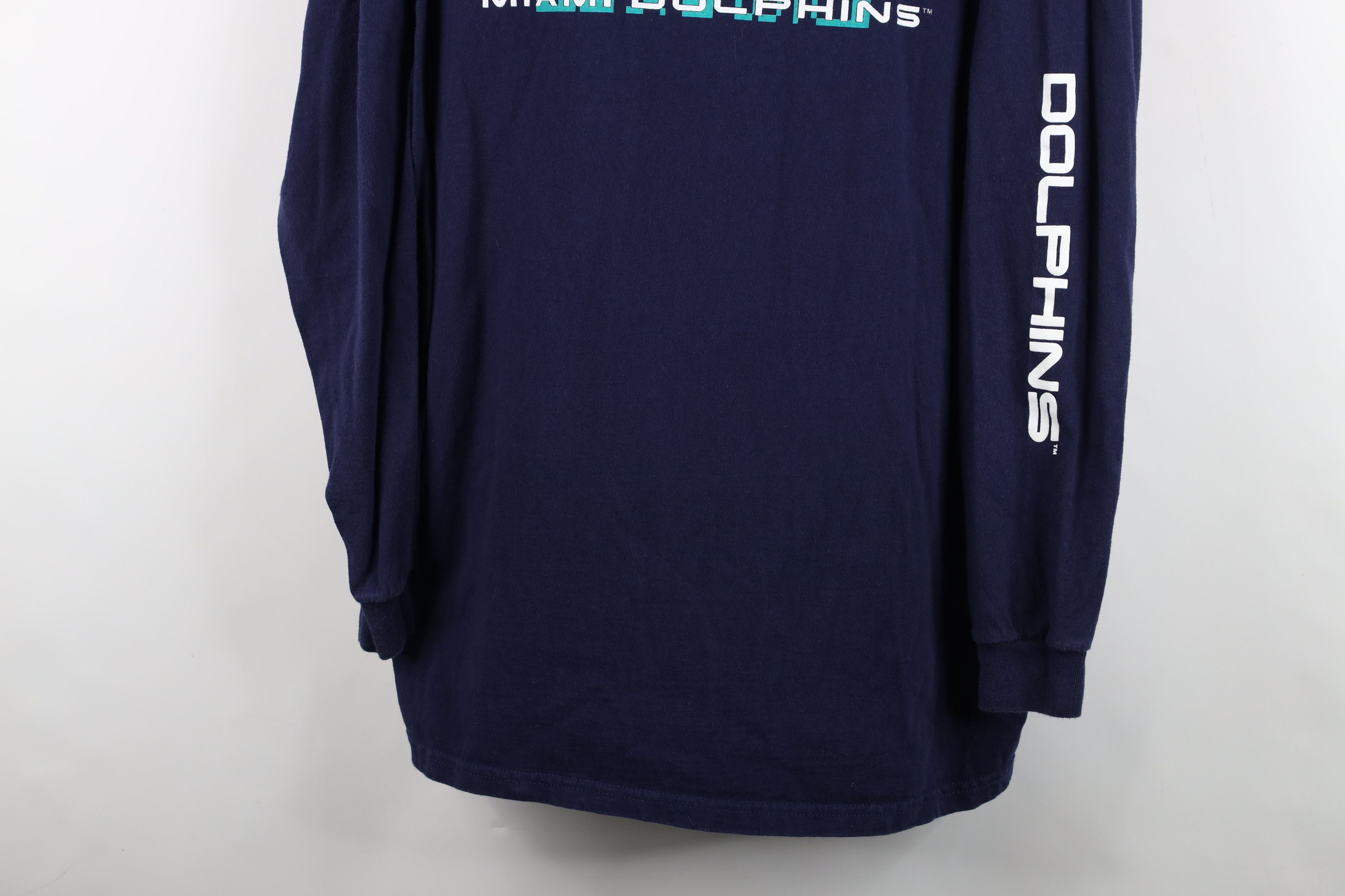 Majestic Vintage 90s Majestic Football Long Sleeve T-Shirt Blue USA Size US XL / EU 56 / 4 - 3 Thumbnail