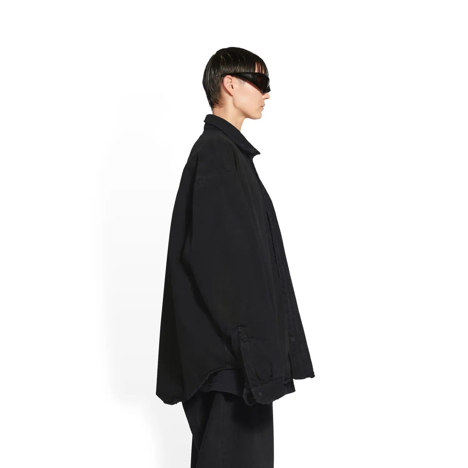 o1w1db11225 Padded Shirt in Black
