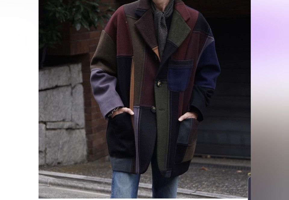 Dolce & Gabbana Dolce&gabbana patchwork coat Size US M / EU 48-50 / 2 - 1 Thumbnail
