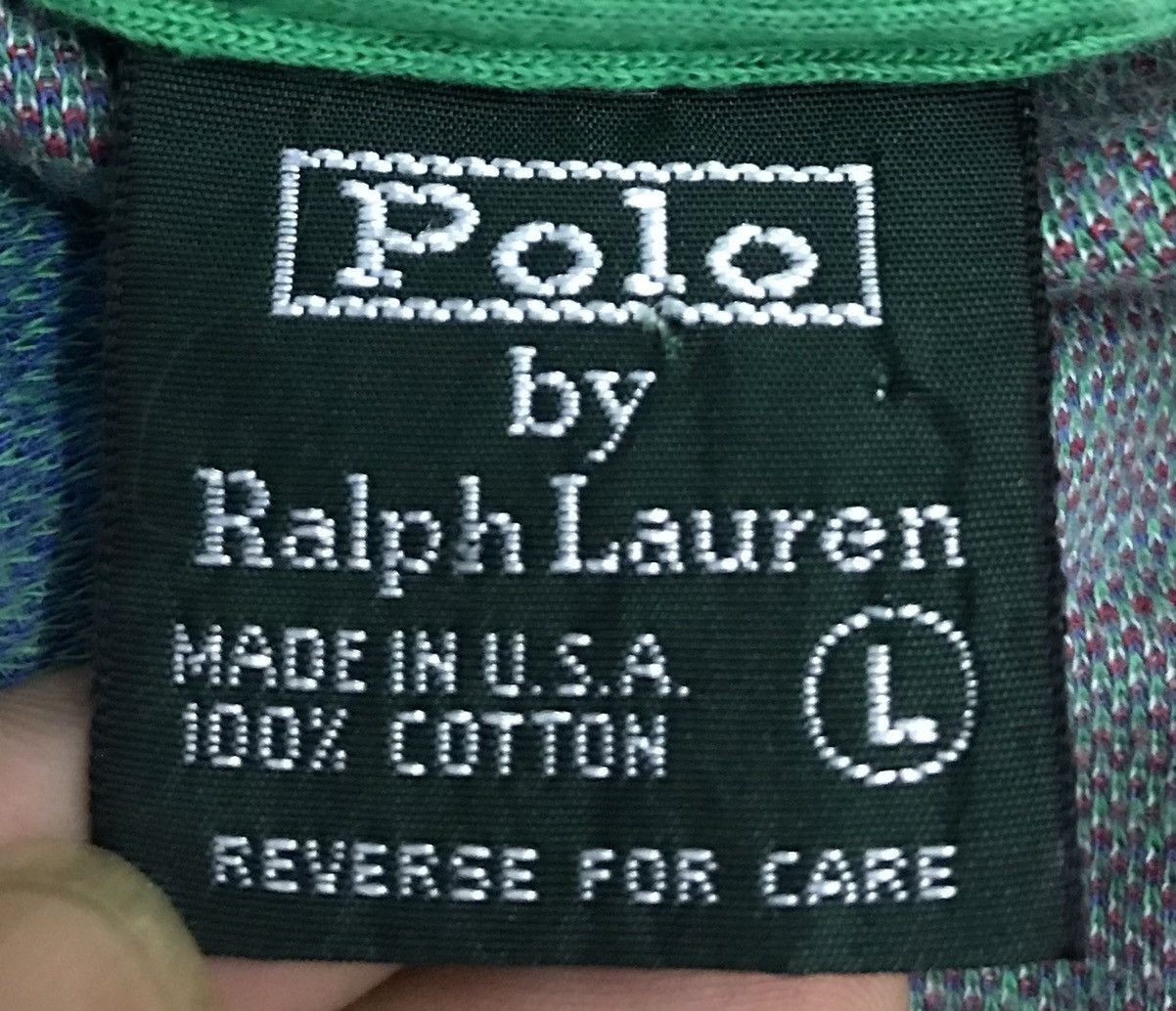Polo Ralph Lauren × Vintage Vintage Polo by Ralph Lauren Made In Usa Polos Size US L / EU 52-54 / 3 - 8 Thumbnail