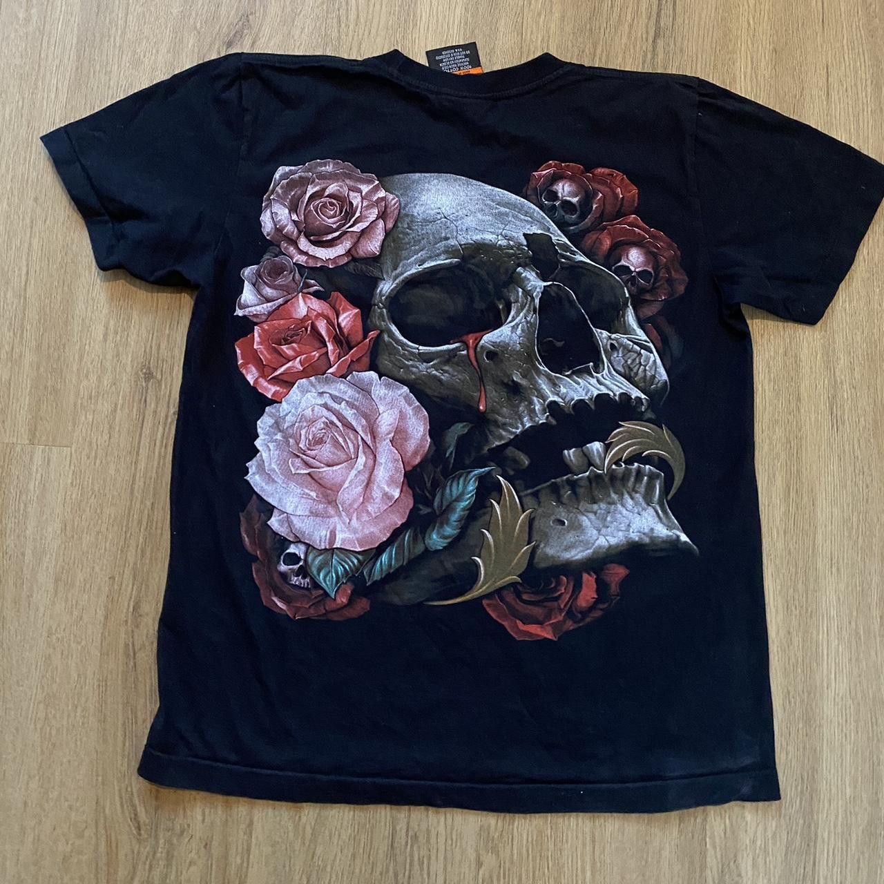 Other Black and red skull t-shirt #goth Size US S / EU 44-46 / 1 - 1 Thumbnail