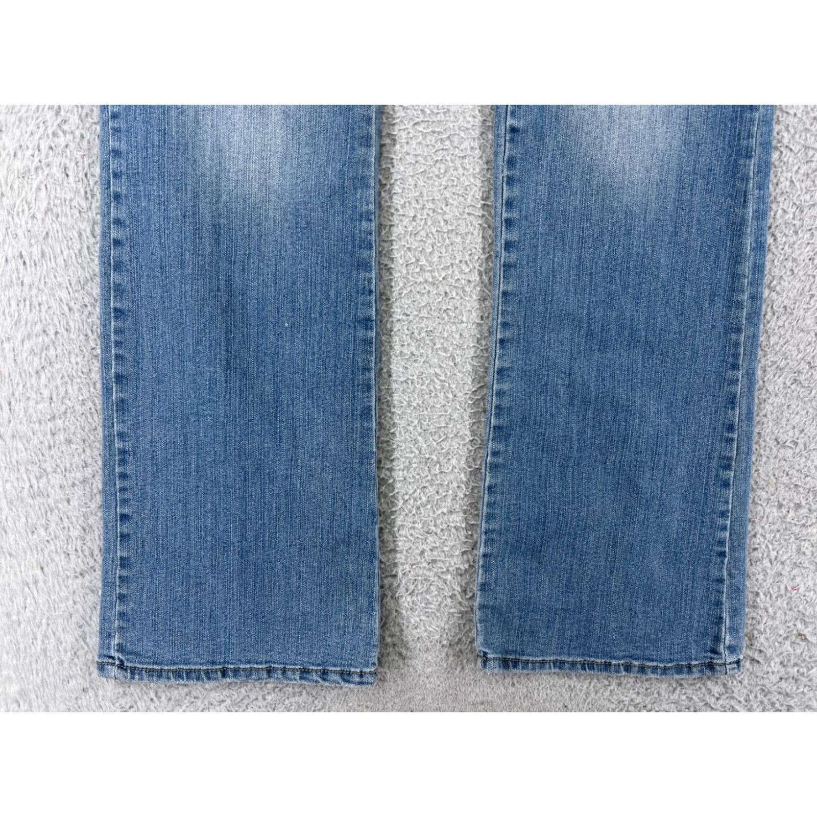 Route 66 Route 66 Jeans Womens Bootcut Denim Blue 6 Low Rise 5-Pocket Distressed Stretch Cotton Blend Modern Retro American Womens Jeans Size 28" / US 6 / IT 42 - 4 Thumbnail
