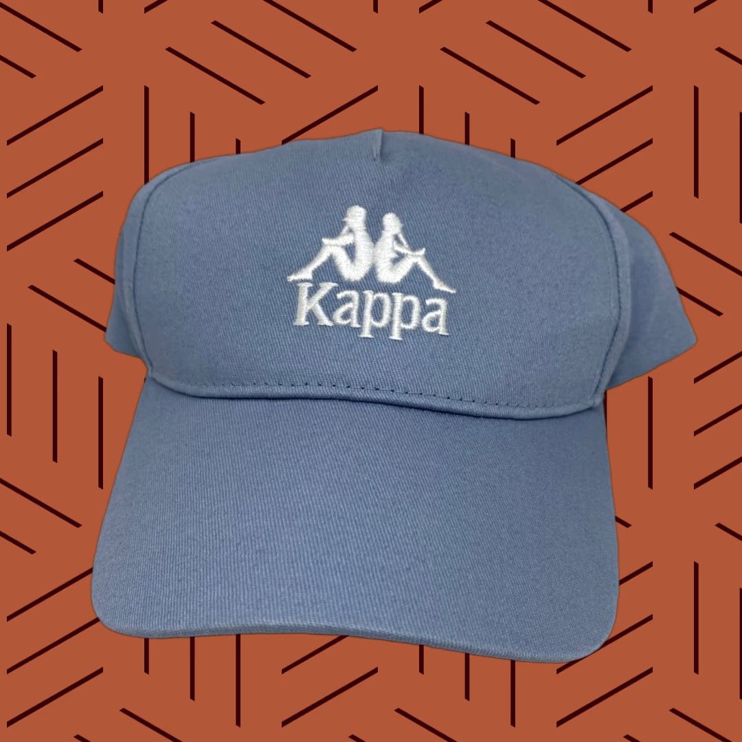 Kappa VINTAGE Kappa Baseball Cap Hat Strapback Unisex Adjustable Light Blue Casual Sports Size ONE SIZE - 1 Thumbnail