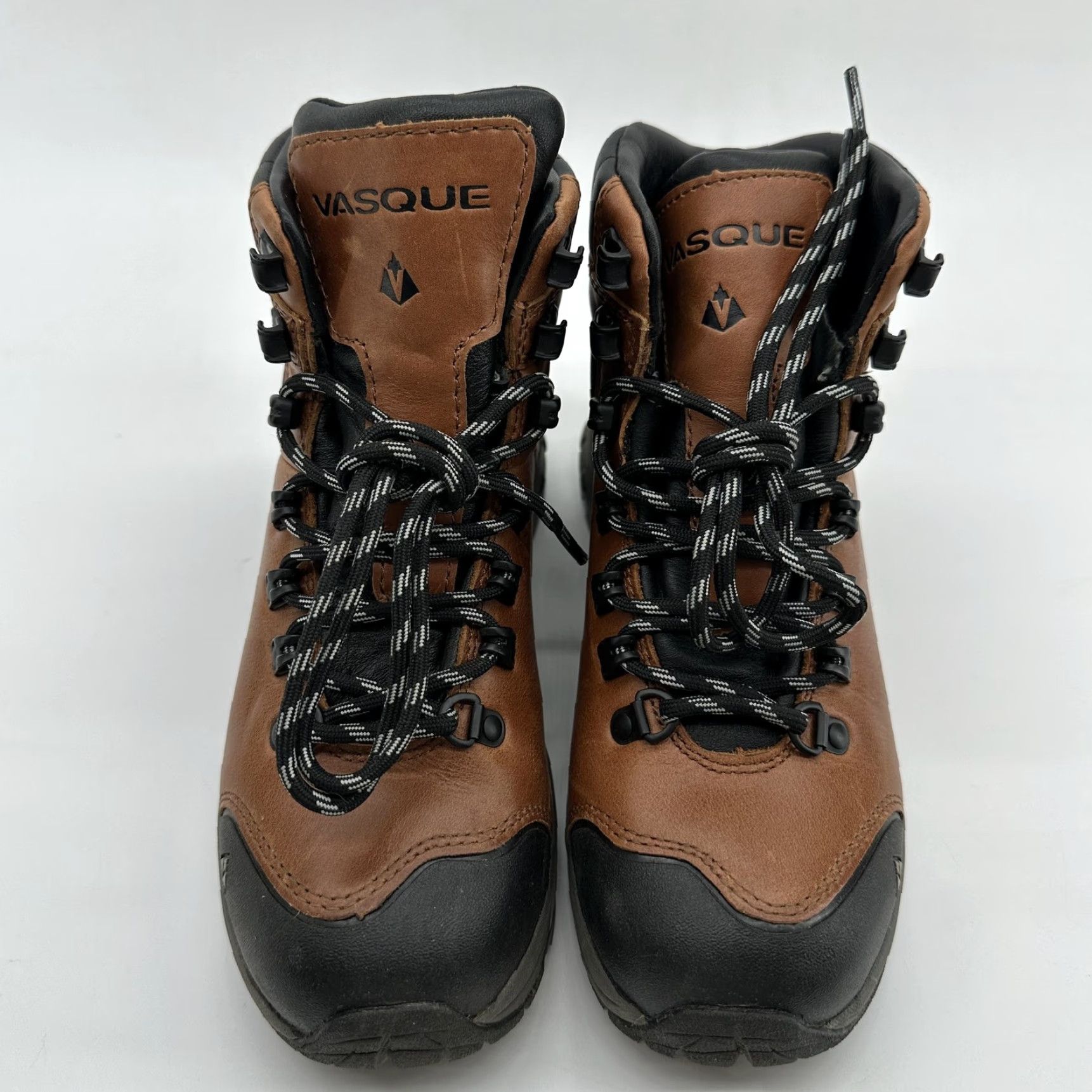 Vasque Vasque Womens Hiking Boots 6M Brown Leather Gore-Tex Vibram Waterproof Ankle Bootie Size US 6 / IT 36 - 4 Thumbnail