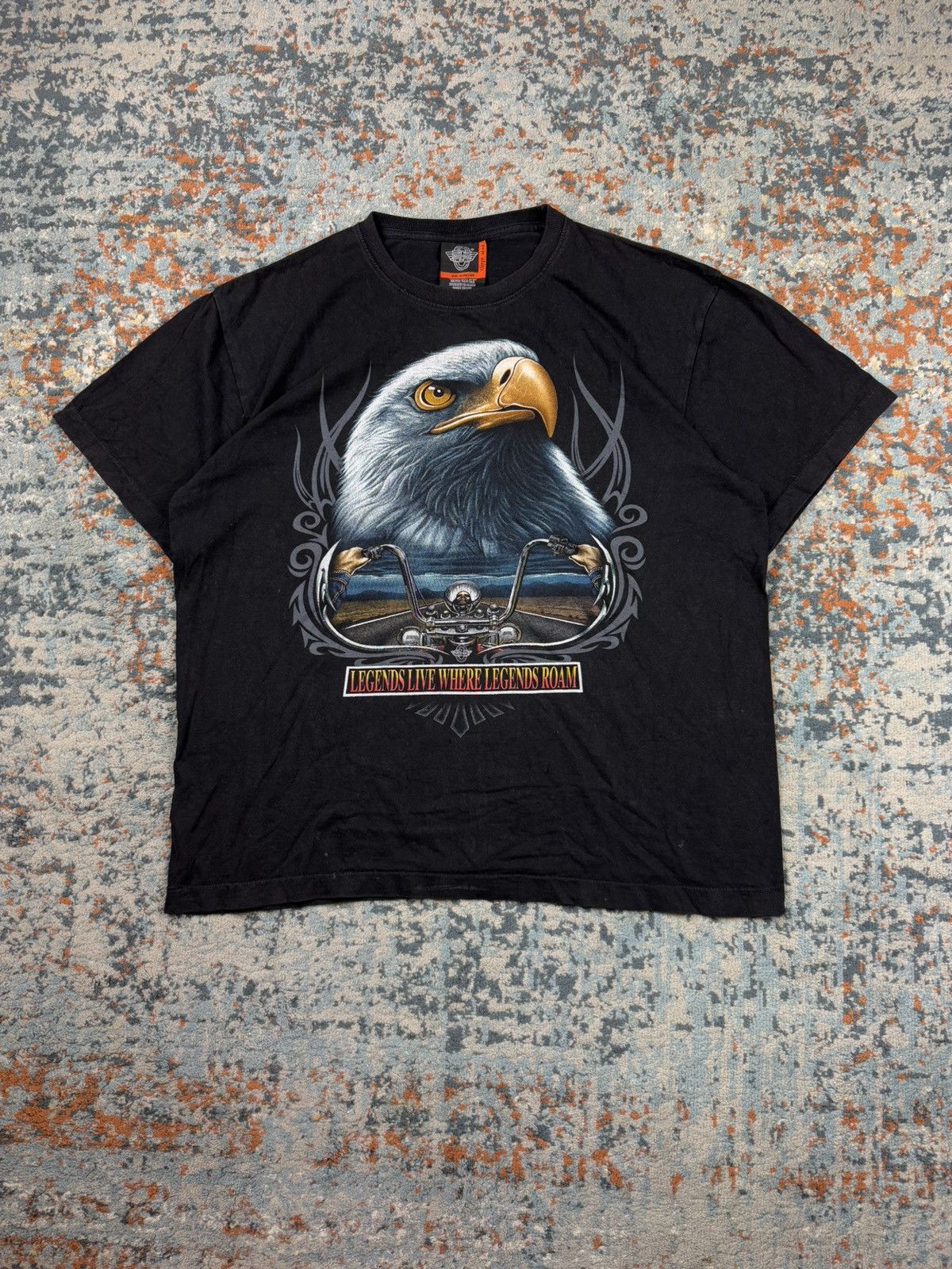 Vintage × West Coast Choppers Vintage y2k Chopper tribal bald eagle graphic tee Size US XL / EU 56 / 4 - 1 Thumbnail