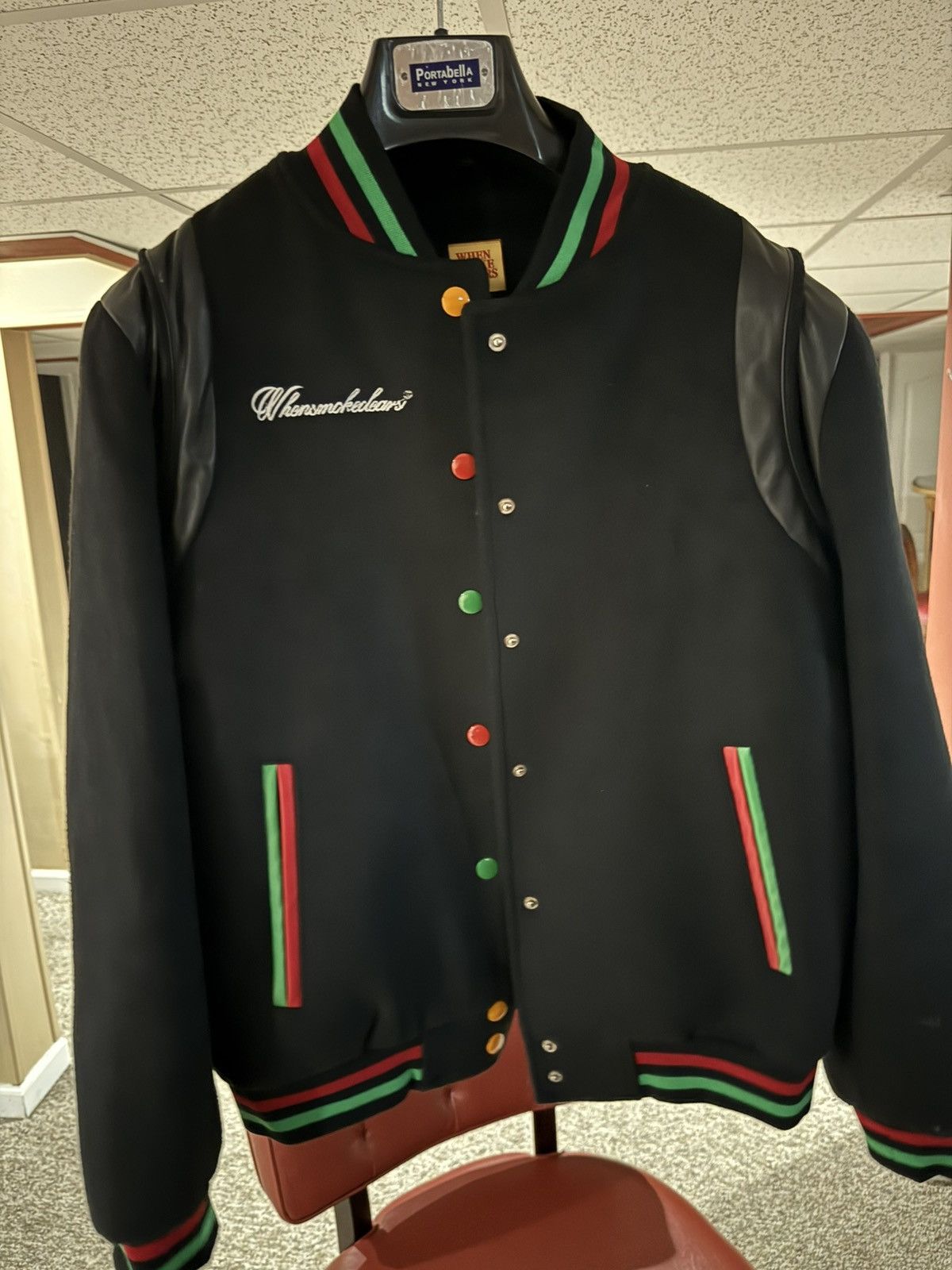 Whensmokeclears WhenSmokeClears Underworld Varsity Jacket Size US M / EU 48-50 / 2 - 1 Thumbnail