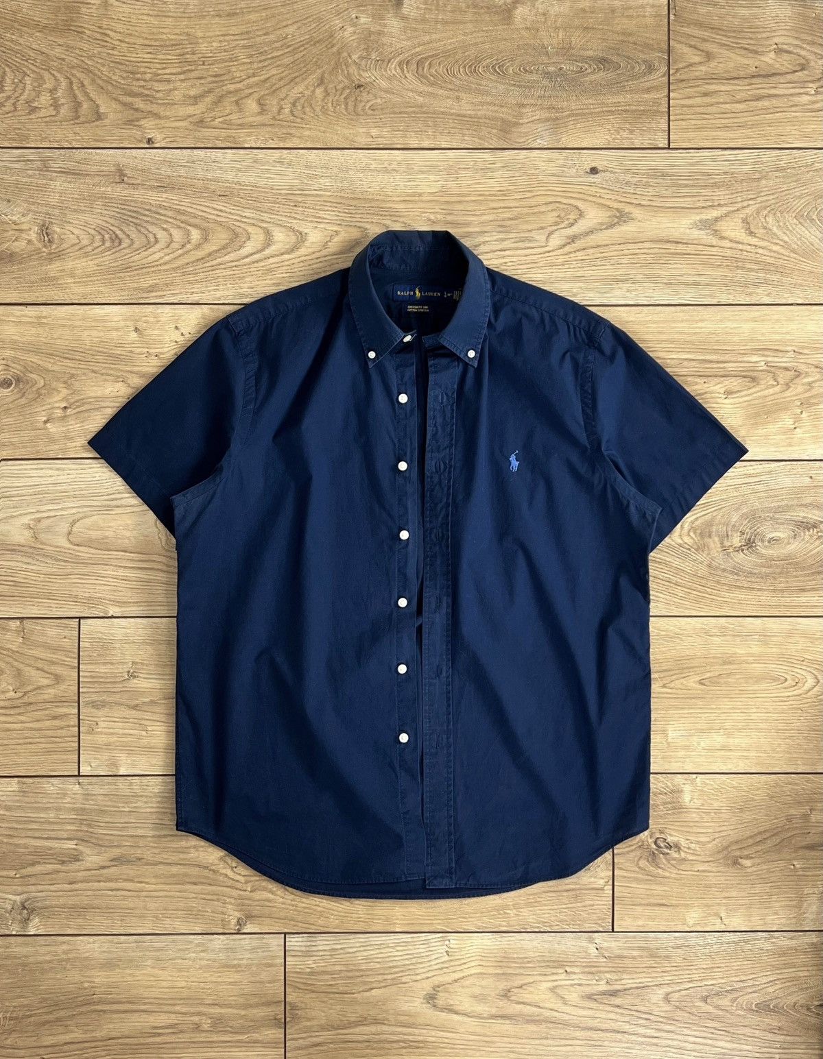 Polo Ralph Lauren Vintage Polo Ralph Lauren Shirt Button-UP Short Sleeve Size US L / EU 52-54 / 3 - 2 Thumbnail