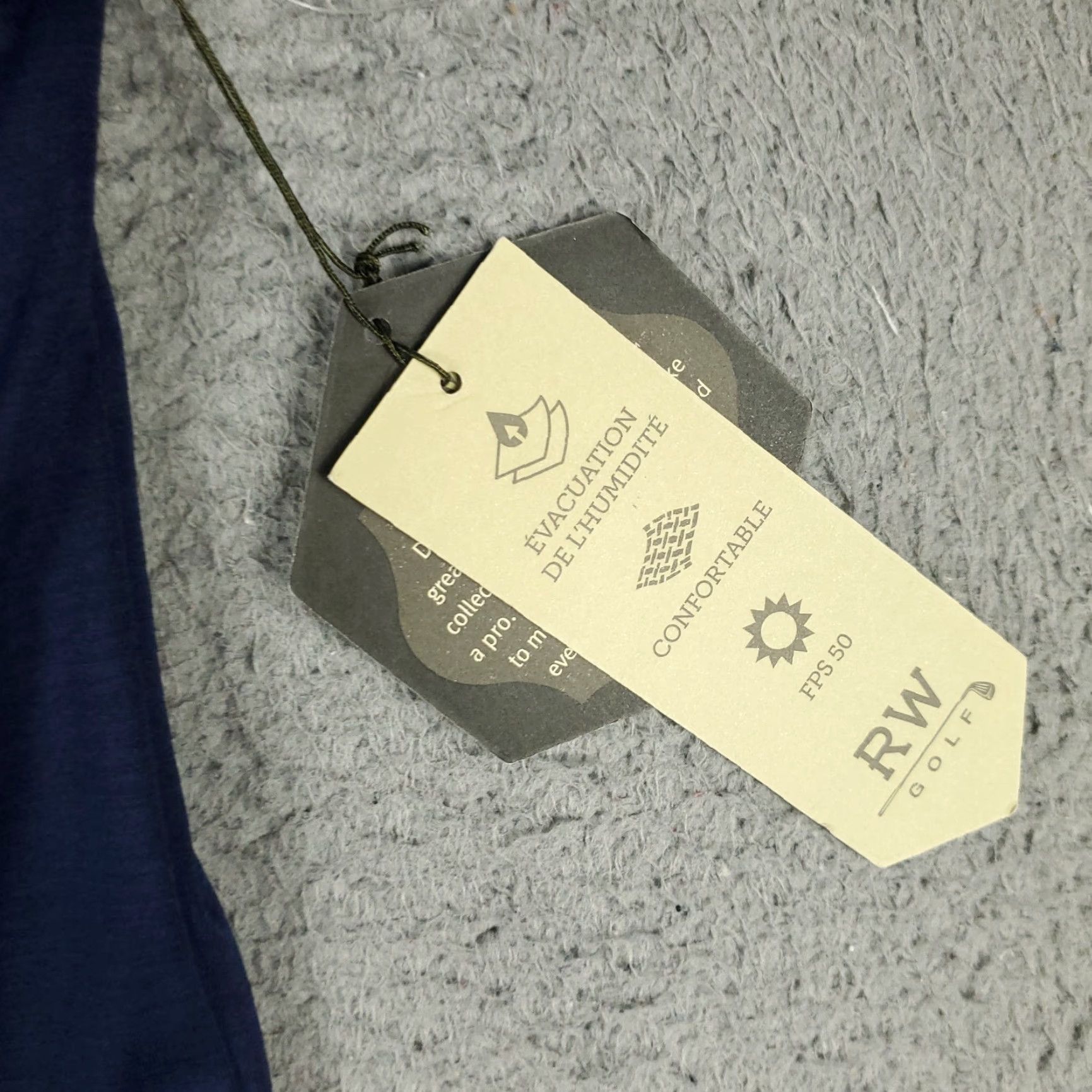 Vintage Rorie Whelan Polo Shirt Mens 2XL Blue Short Sleeve Golf Casual Size US XXL / EU 58 / 5 - 3 Thumbnail