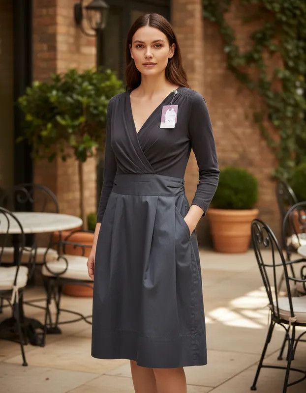 DKNY DKNY TWO TONES DRESS - FASHIONELLA Size S / US 4 / IT 40 - 5 Thumbnail
