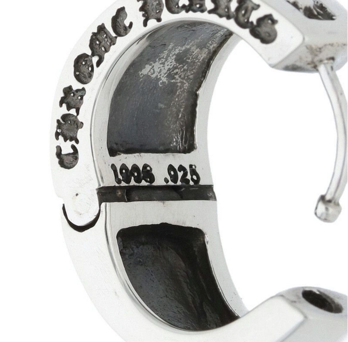 Chrome Hearts Chrome Hearts Narrow V-CHX Silver Earring Size ONE SIZE - 4 Thumbnail