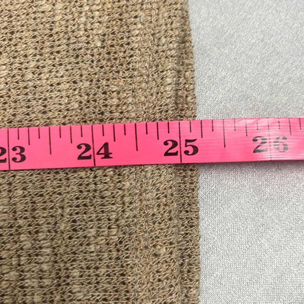Other Talula Womens Size Medium Sweater Tan V Neck Long Sleeve Ray Size M / US 6-8 / IT 42-44 - 9 Thumbnail