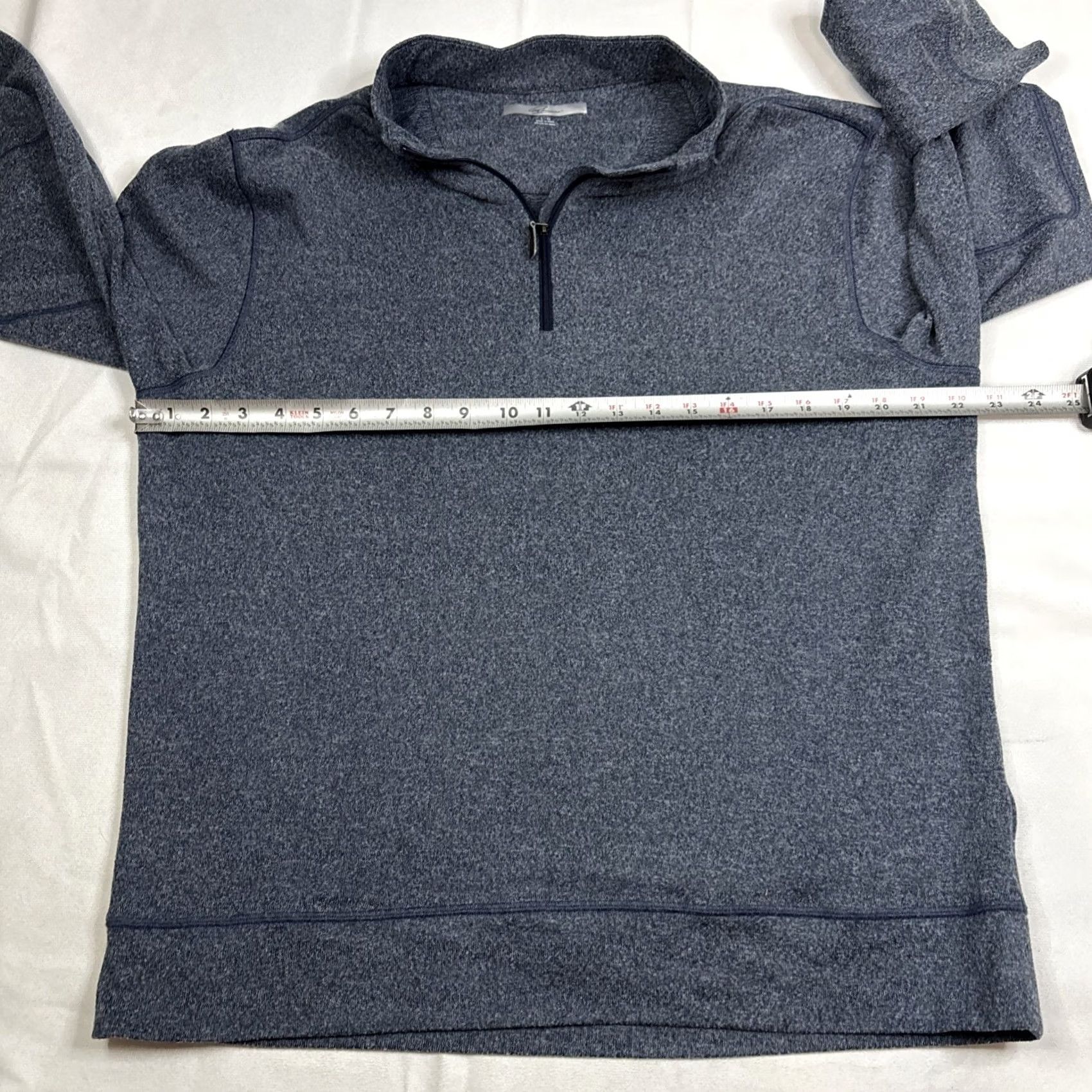 Vintage Greg Norman Sweatshirt Mens L Chalkboard Long Sleeve Quarter Zip Pullover Golf Blue Gray Regular Size L Mens Shirts/ Golf Sweatshirt Size US L / EU 52-54 / 3 - 3 Thumbnail
