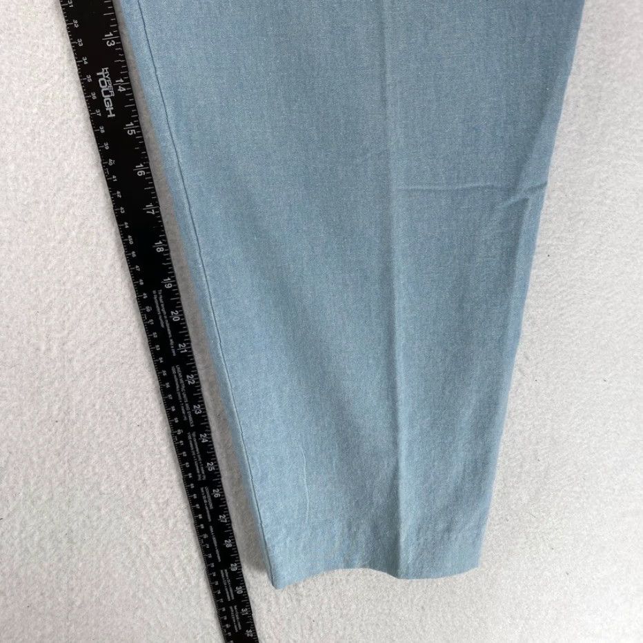 Talbots **Talbots Women's Blue High Rise Tapered Leg Flat Front Dress Pants 12** User: Women's Blue High Rise Tapered Leg Flat Front Dress Pants 12 Size 34" / US 12 / IT 48 - 7 Thumbnail