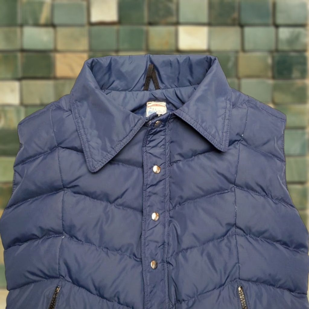 Vintage VINTAGE Frostline Goose Down Vest Mens Small Blue Puffer Made from Kit USA Retro Size US S / EU 44-46 / 1 - 1 Thumbnail