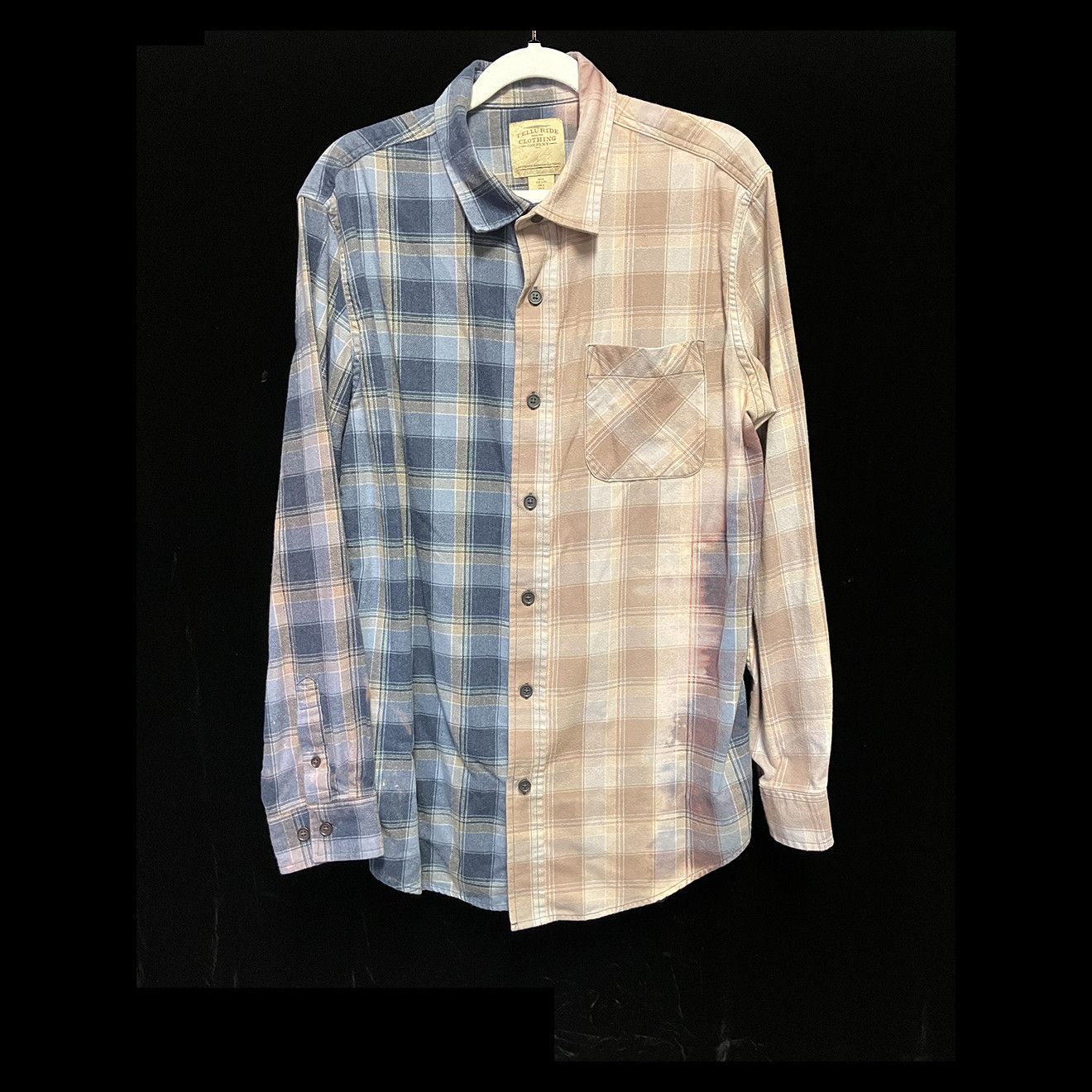Other Duotone Blue-Beige Flannel Shirt Size US L / EU 52-54 / 3 - 1 Thumbnail
