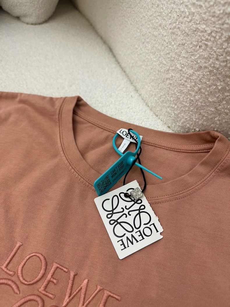 Loewe LOEWE Round neck short sleeve T-shirt with Logo embroidery Size US L / EU 52-54 / 3 - 2 Thumbnail