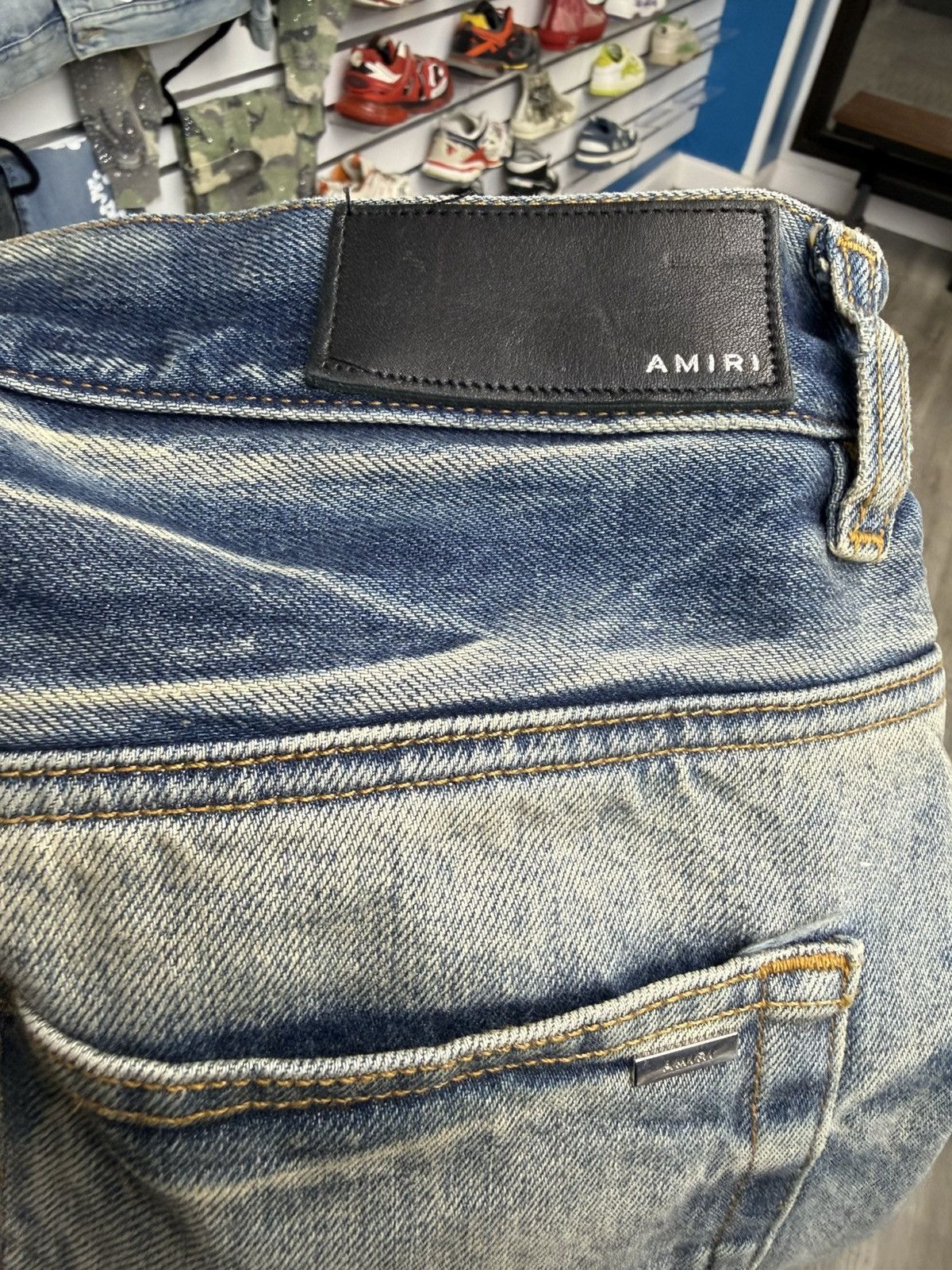 Amiri Amiri - Varsity Tiger Straight Leg Jeans Size US 30 / EU 46 - 6 Thumbnail
