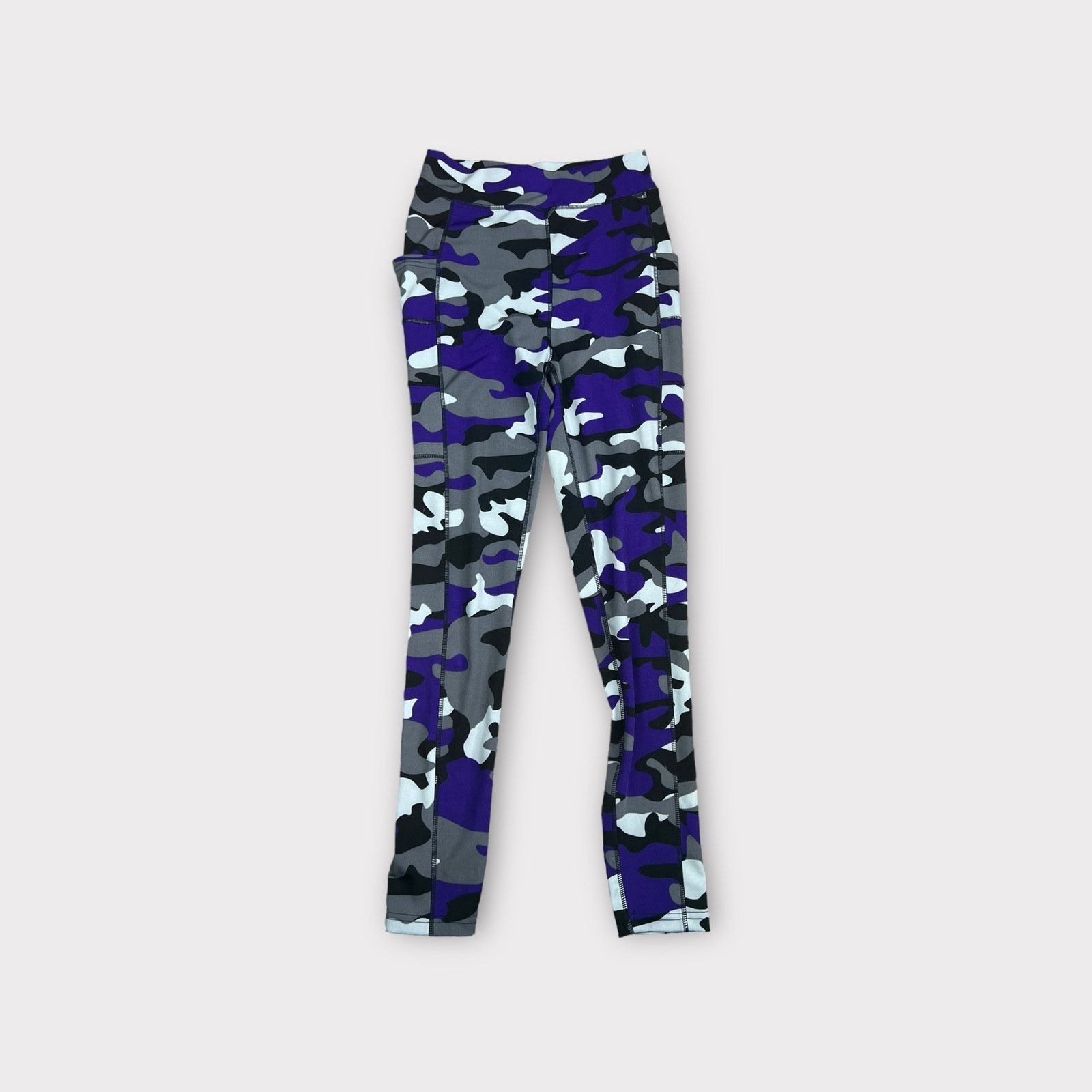 Nordstrom Pop Fit | Stella Purple Camo Leggings | Medium Size 30" / US 8 / IT 44 - 4 Thumbnail