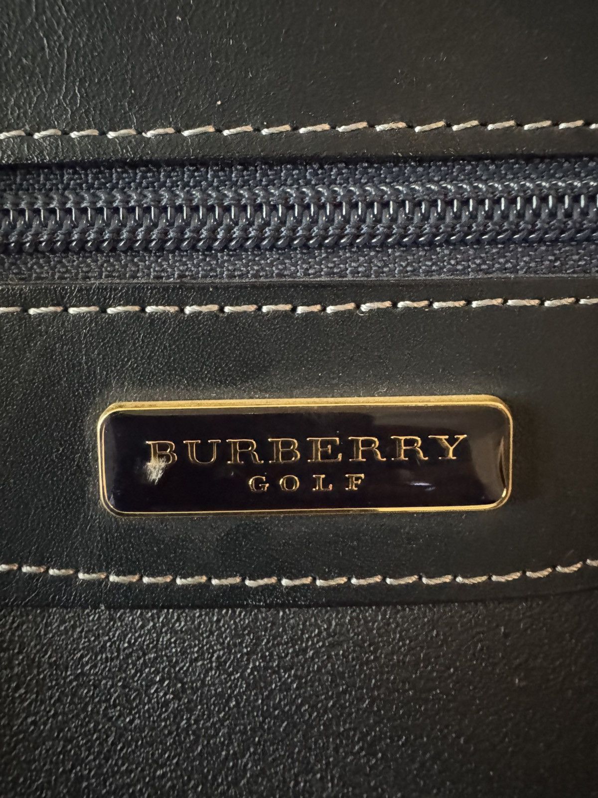 Burberry Burberry Golf Navy Check Travel Duffel Bag Size ONE SIZE - 3 Thumbnail