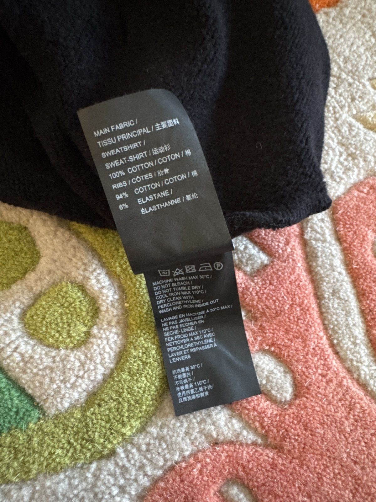 Other Members of the Rage Distressed Hoodie in Black - SIZE SMALL Size US S / EU 44-46 / 1 - 6 Thumbnail