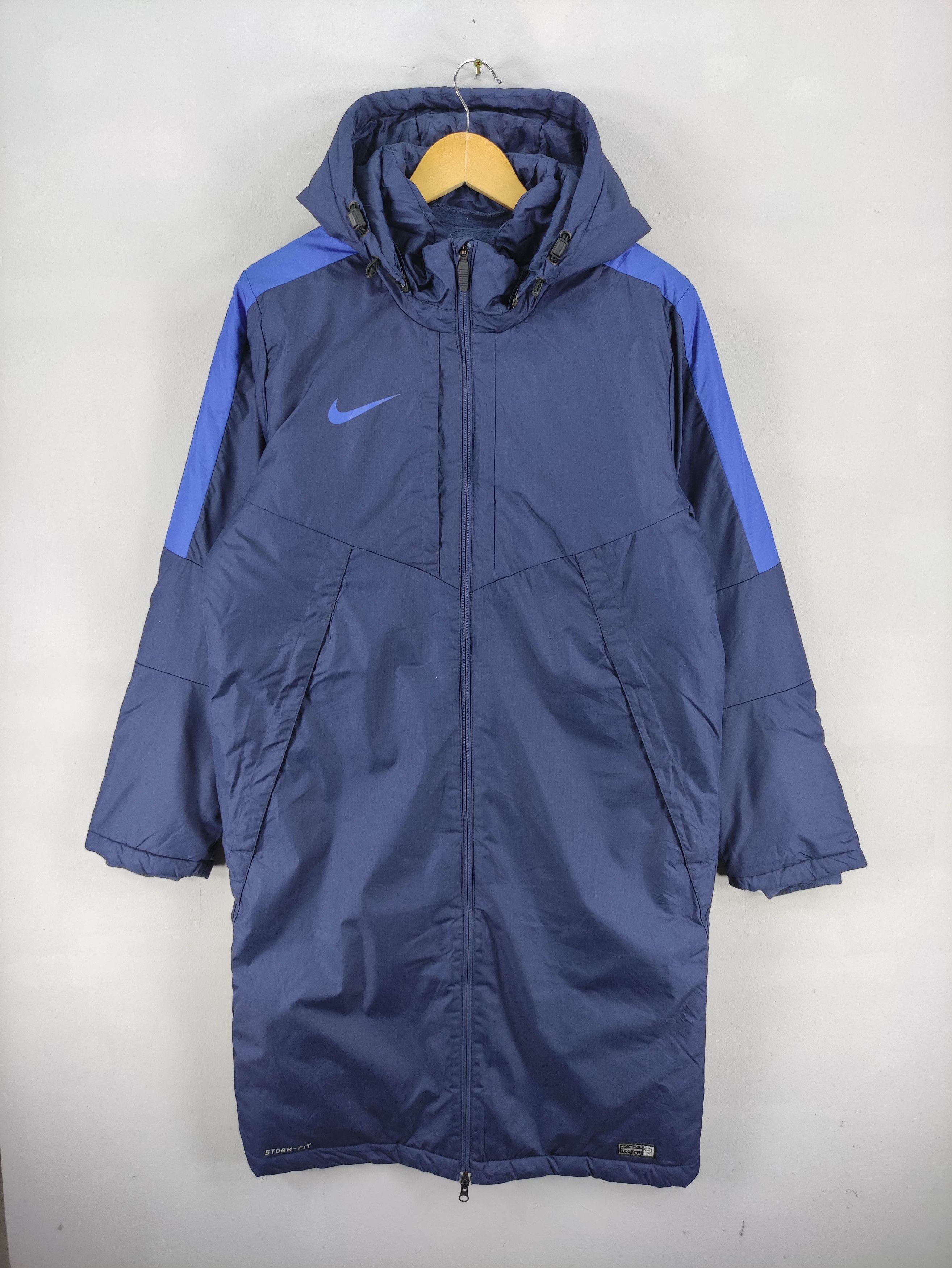 Nike Vintage Nike Puffer Long Jacket Zipper Size US L / EU 52-54 / 3 - 1 Thumbnail