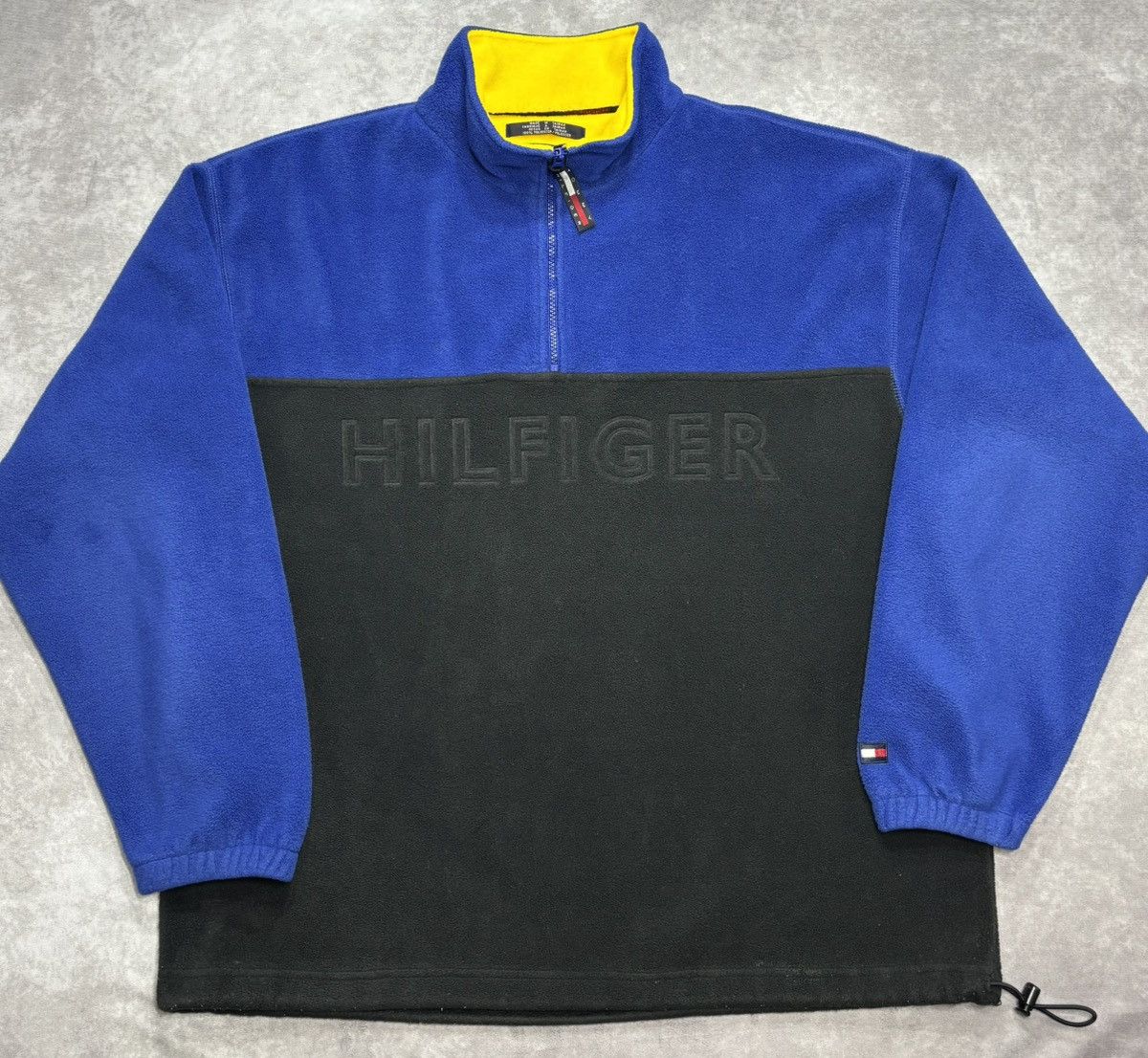 Tommy Hilfiger 90’s Vintage Tommy Hilfiger Polartech Spell-Out Fleece Size US L / EU 52-54 / 3 - 1 Thumbnail
