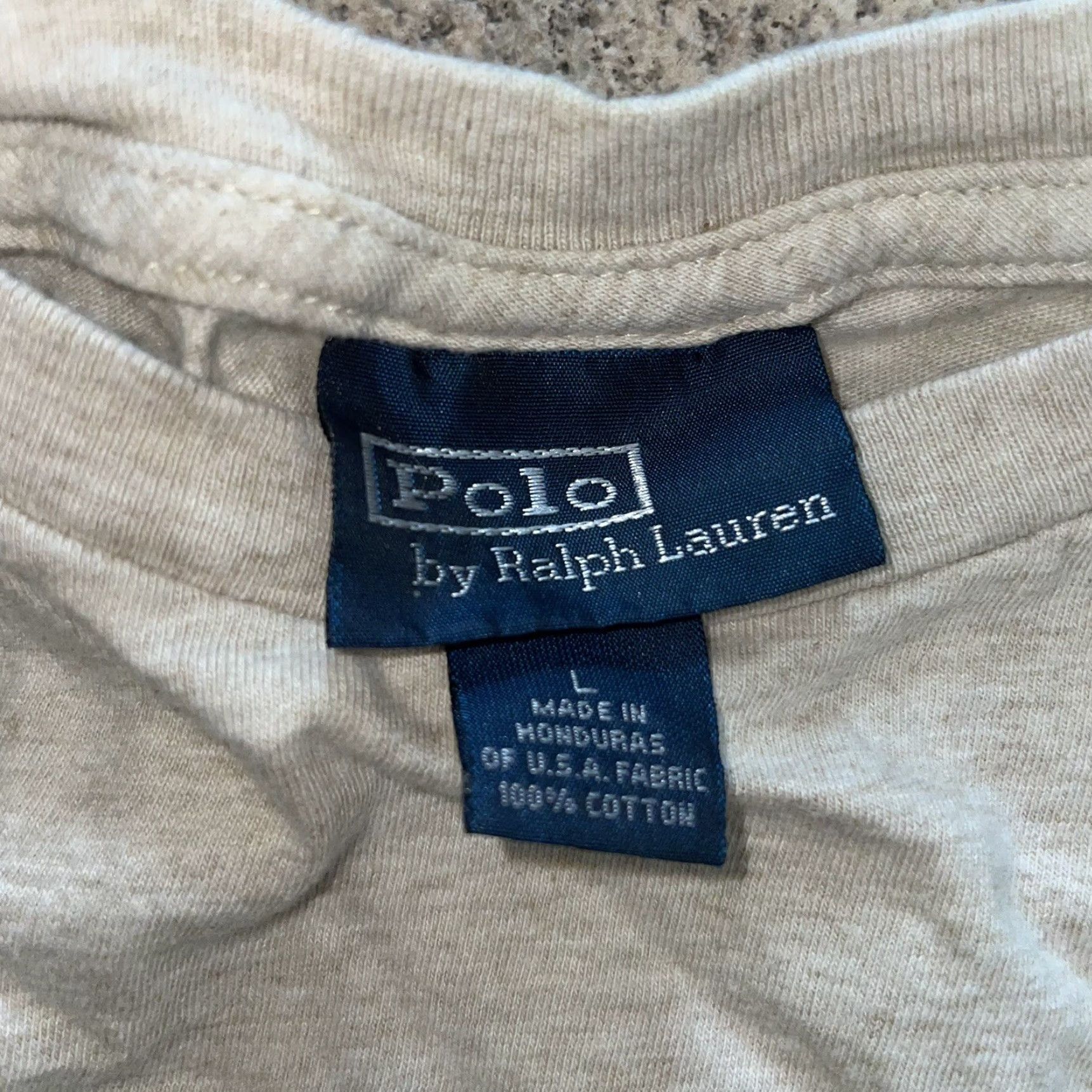 Polo Ralph Lauren Polo Ralph Lauren 100% cotton long Sleeve Pocket Polo Shirt Mens Size L Beige Pocket Long Sleeve Polo Shirt Mens L Beige Size US L / EU 52-54 / 3 - 4 Thumbnail