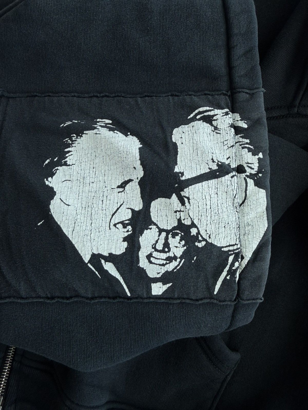 Enfants Riches Deprimes Enfants Riches Deprimes Gas Mask Patchwork Zip Up Hoodie Size US M / EU 48-50 / 2 - 6 Thumbnail
