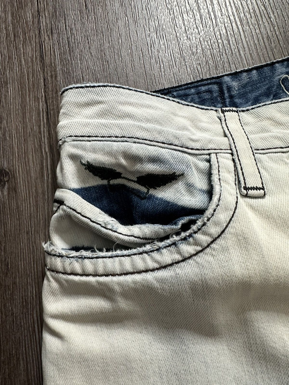 Robins Jeans 🔥Robin’s Jeans🔥 Bleached and Dyed Denim Jeans Size US 31 - 7 Thumbnail