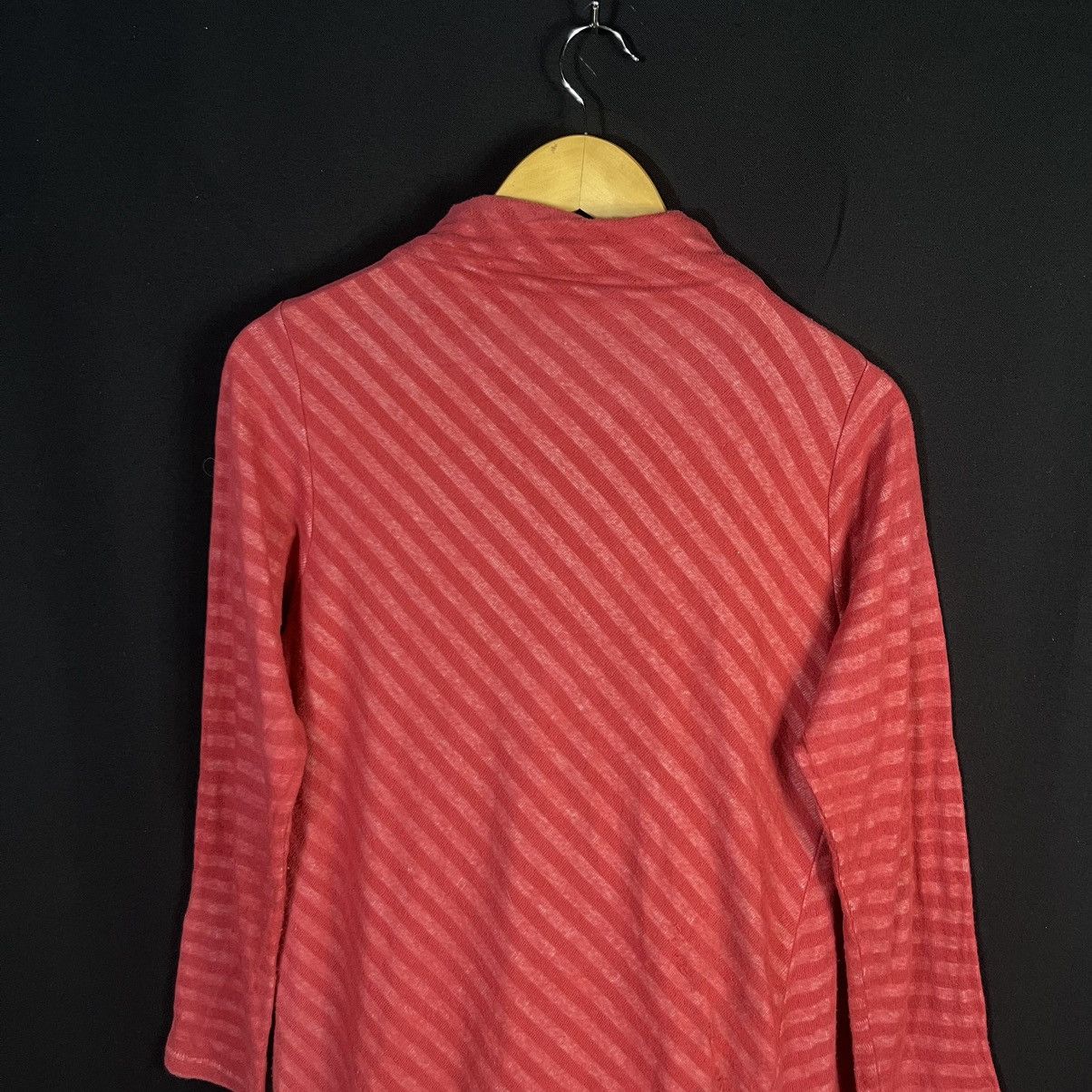Y's × Yohji Yamamoto Y’s For Living Asymmetrical Stripes Blouse Shirt Size M / US 6-8 / IT 42-44 - 5 Thumbnail