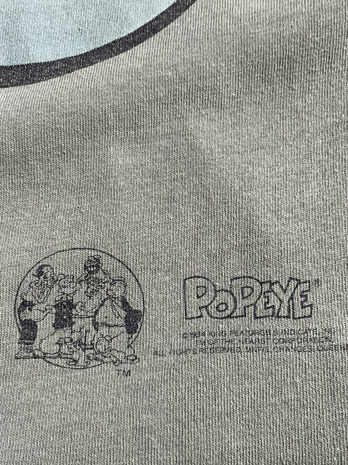 Cartoon Network Vintage Popeye The Sailor 1994 T-Shirt Big Logo RARE Size US XL / EU 56 / 4 - 7 Thumbnail