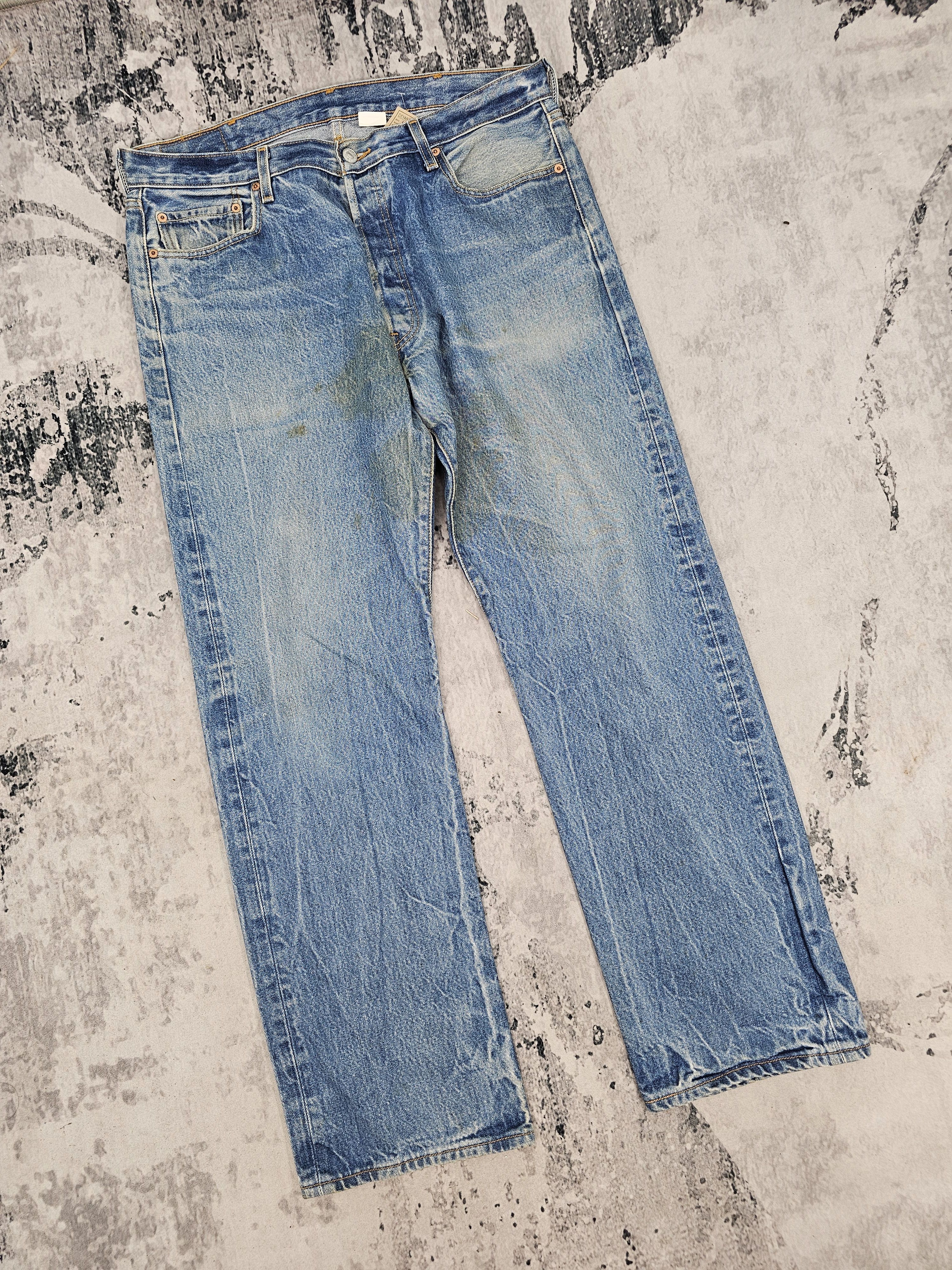 Levi's Vintage Clothing Vintage LEVIS 501 XX Stone Wash Blue Jeans L0455 Size 37X32 Size US 37 - 2 Thumbnail