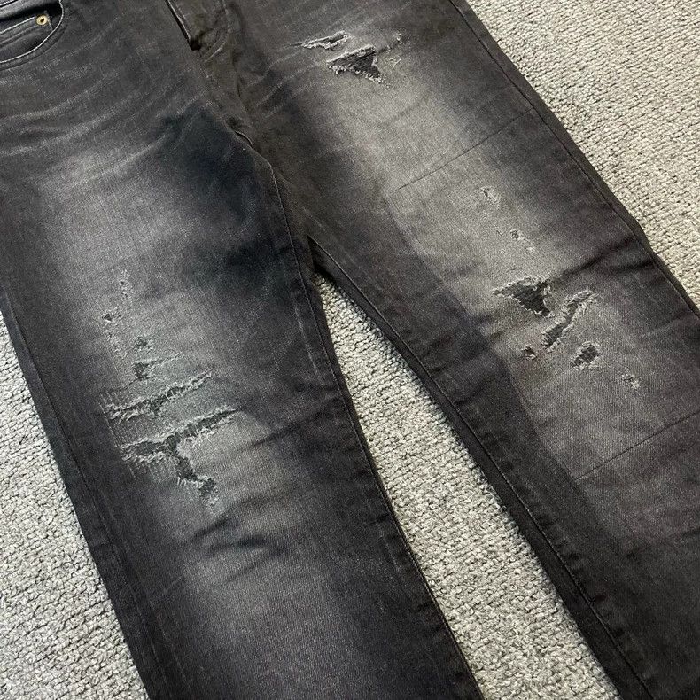 Saint Laurent Paris Saint Laurent Paris D02 Black Patch jeans 2505-Nextarrow Size US 28 / EU 44 - 3 Thumbnail