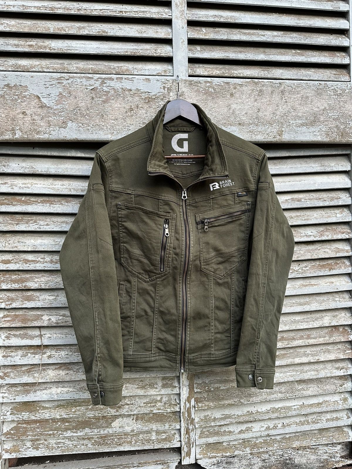 Japanese Brand 👹Grancisco X Cordura Detroit Style Military Green Jacket Size US S / EU 44-46 / 1 - 4 Thumbnail
