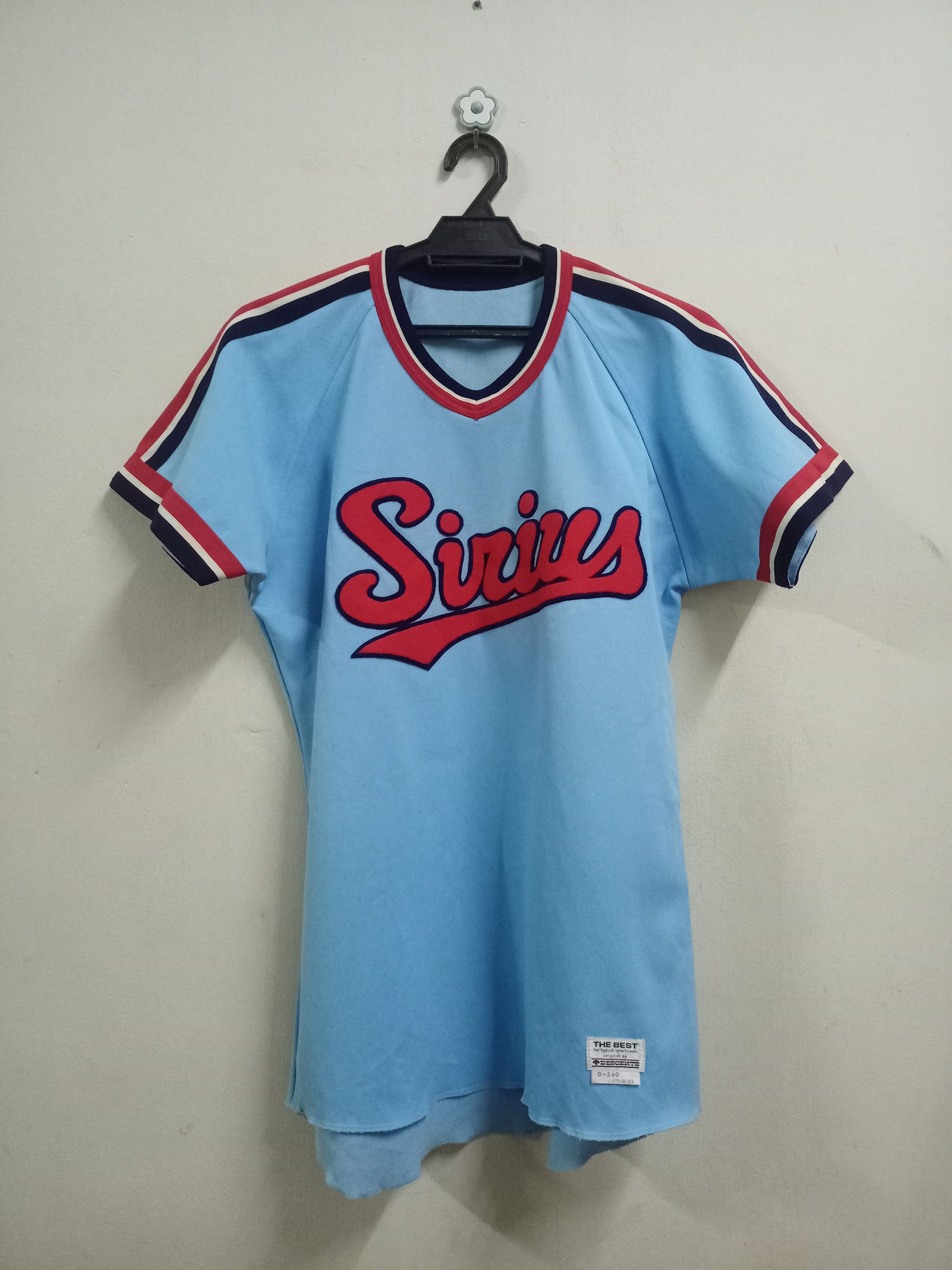 Descente × MLB RARE 💙 Descente Baseball Sirius Oversized Shirts Size L / US 10 / IT 46 - 6 Thumbnail