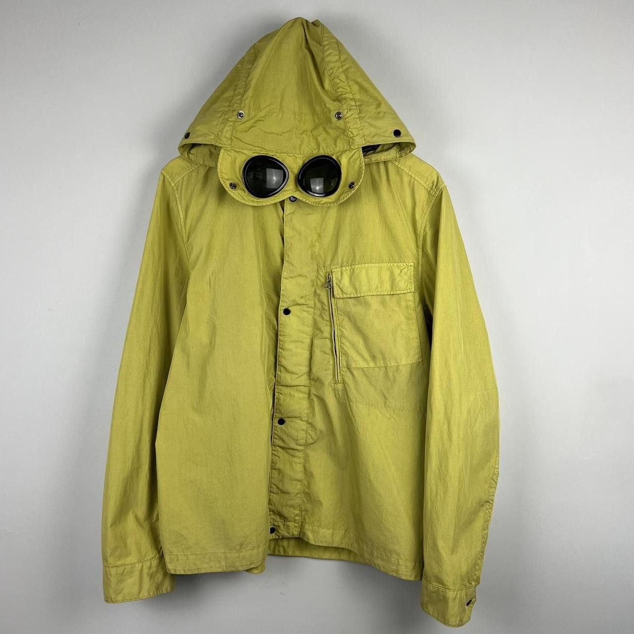 image of C P Company Cp Company Goggle Jacket in Yellow, Men's (Size Large)