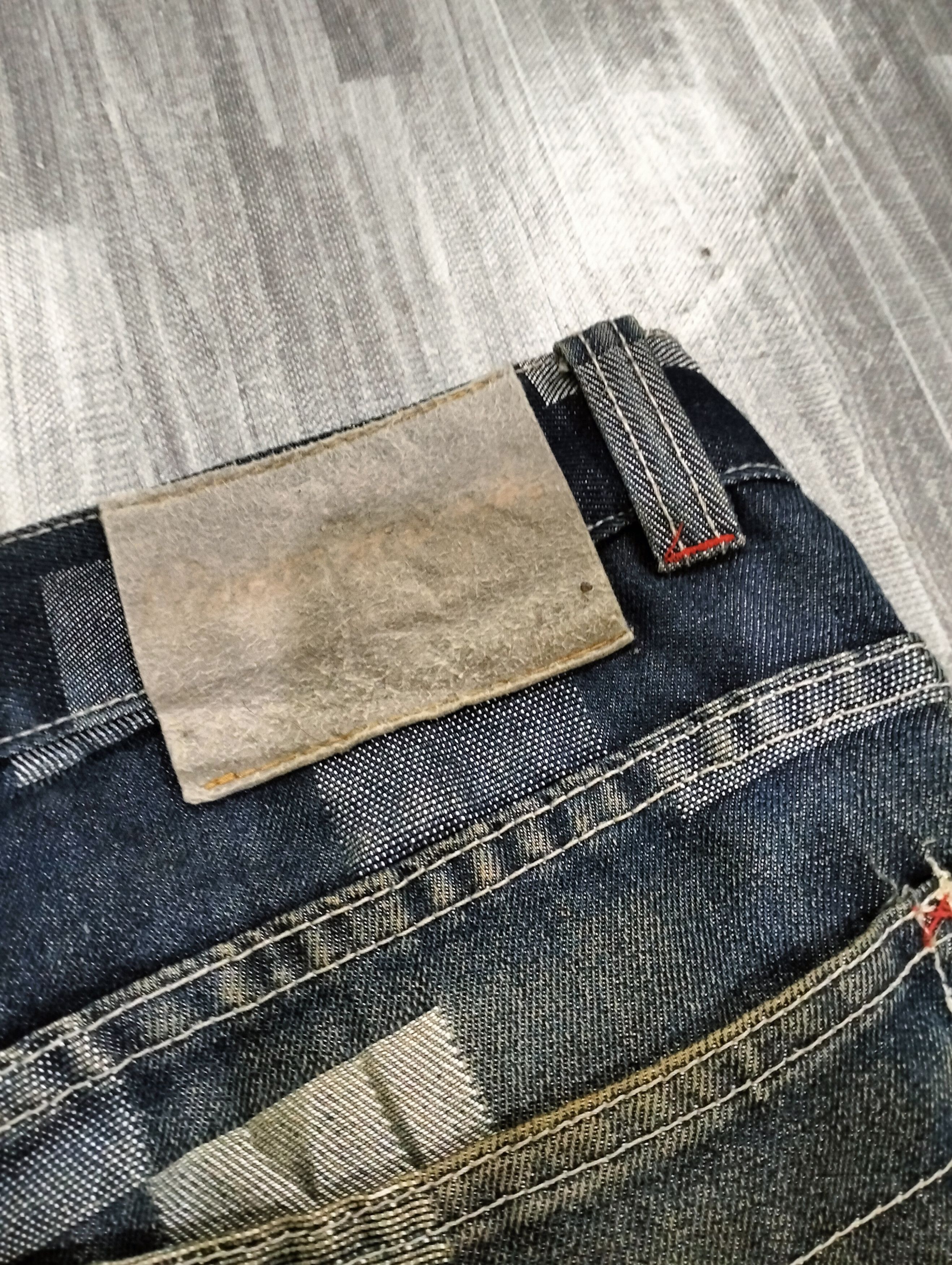Pepe Jeans Pepe Jeans Baggy Pants Patchwork Design Distressed Pants Size US 35 - 5 Thumbnail