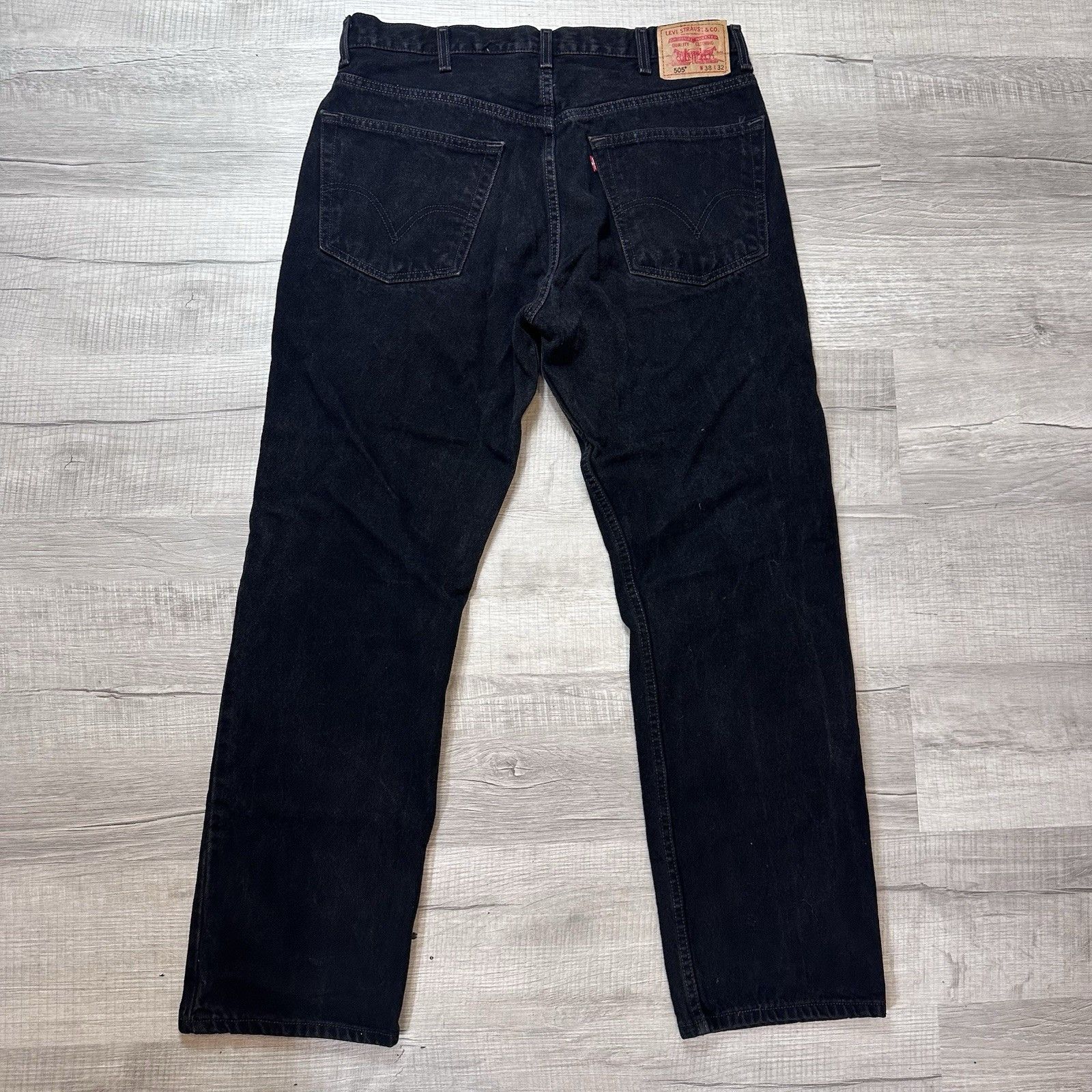 Levi's Levis 505 Jeans Mens 38x32 Denim Straight Leg Vintage Y2K Size US 38 / EU 54 - 6 Thumbnail