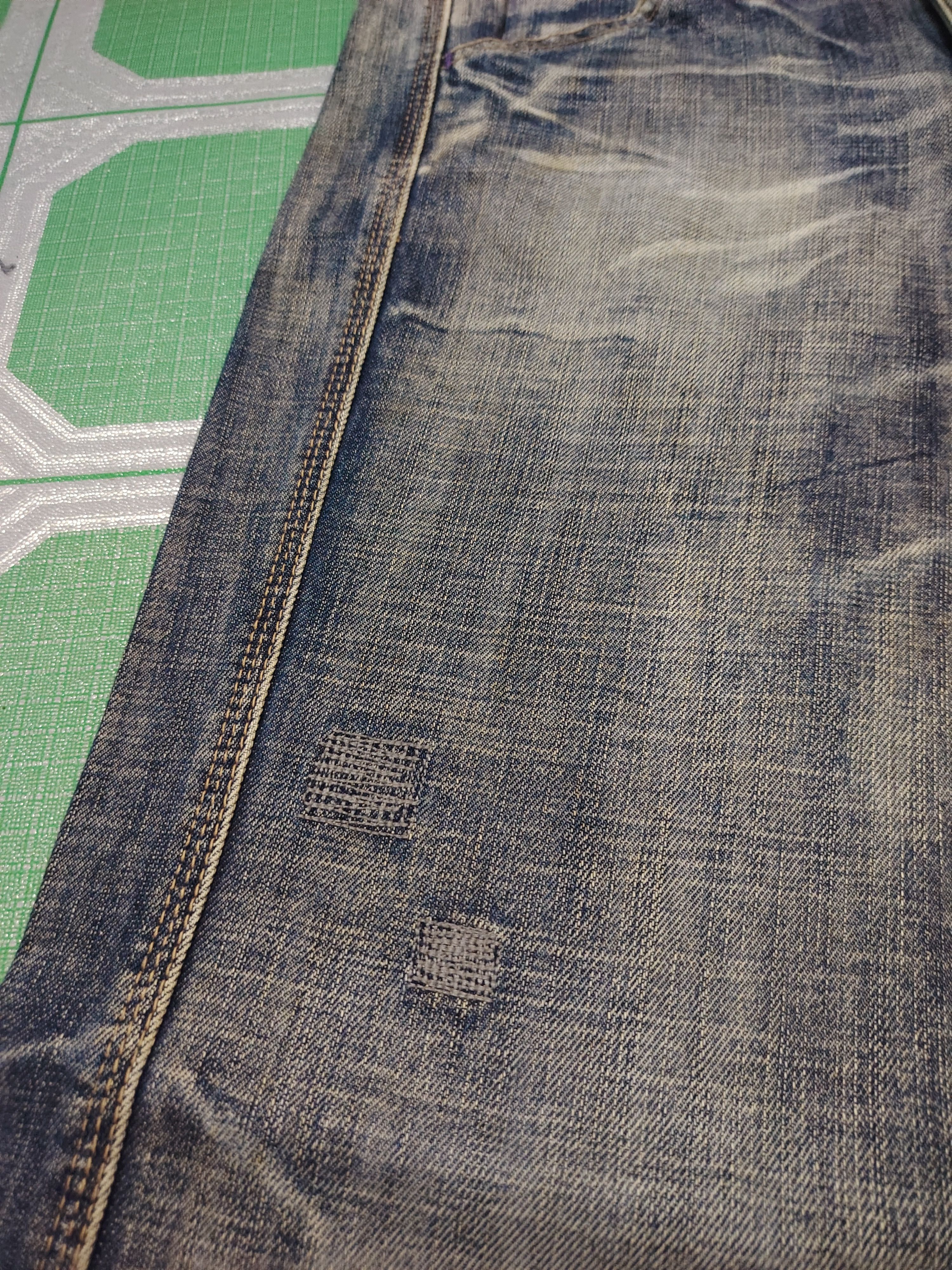 Takeo Kikuchi Vtg Japanese Takeo Kikuchi Pain Splatter Distressed Jeans Size US 30 / EU 46 - 8 Thumbnail