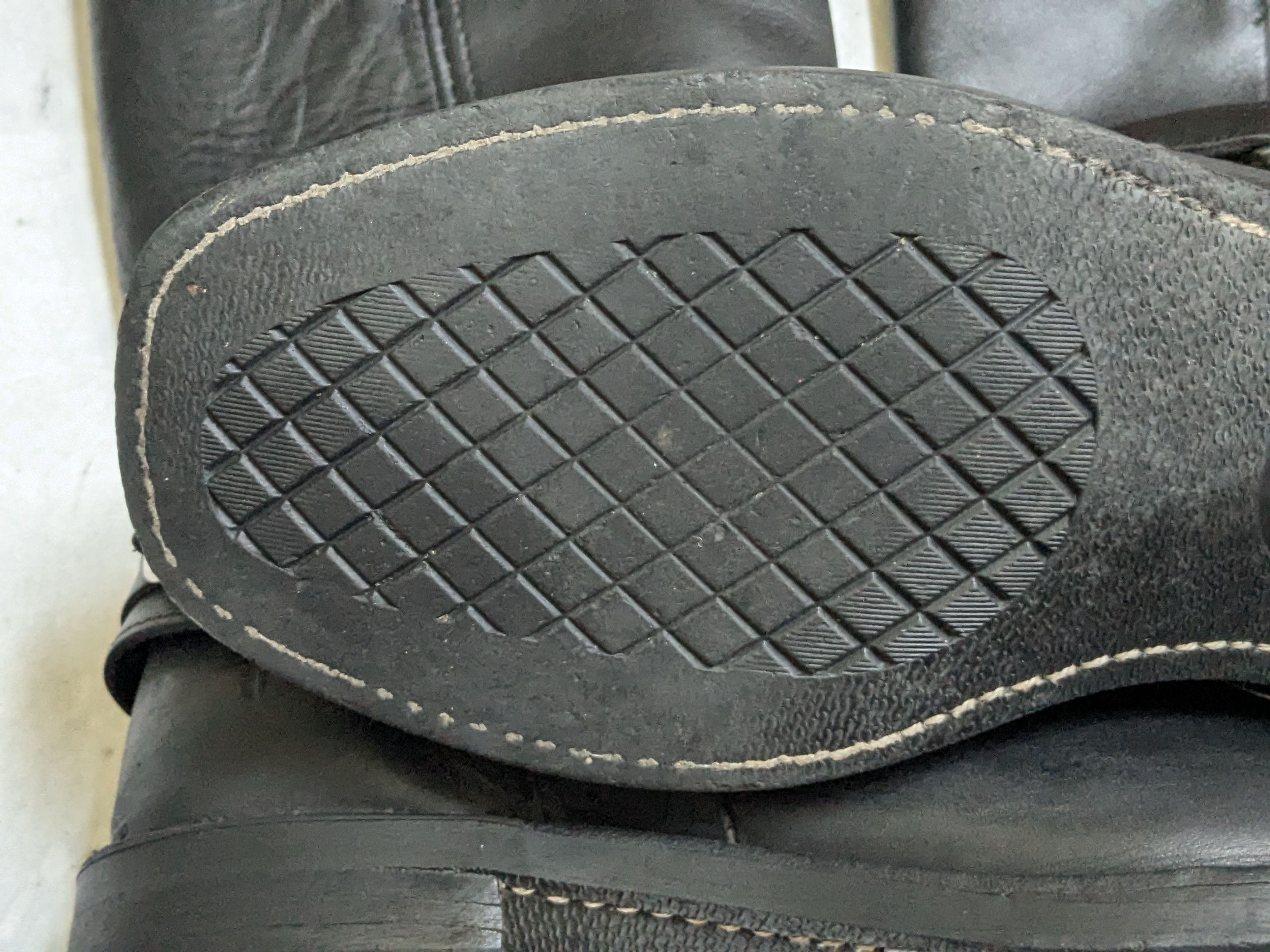 Frye Frye Harness Black Leather 9 W Wide Leather Buckle Belted Size US 9 / EU 42 - 18 Thumbnail