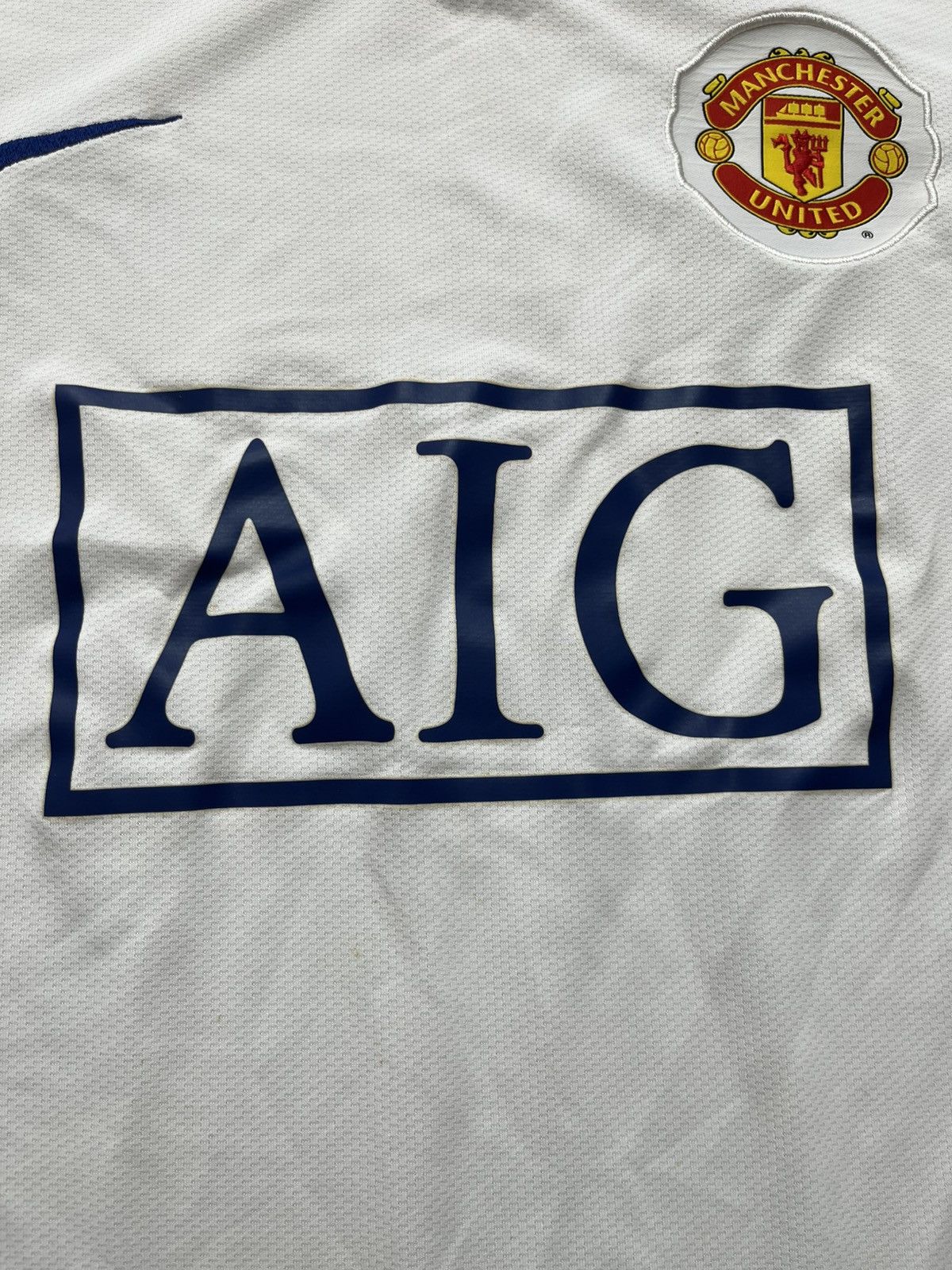 Nike MANCHESTER UNITED 2008 2009 AWAY JERSEY NIKE 287611-105 Size US L / EU 52-54 / 3 - 7 Thumbnail