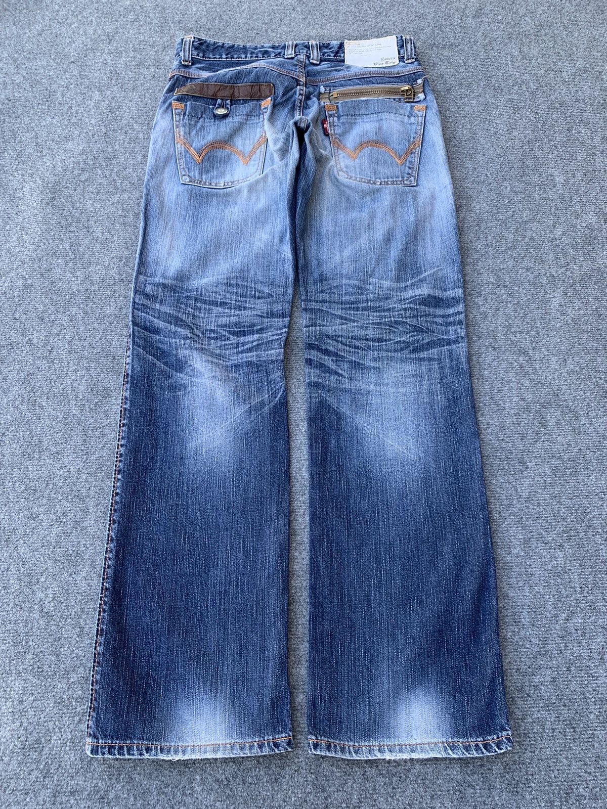 Edwin Edwin Blue Trip faded blue mud wash. Size US 31 - 3 Thumbnail