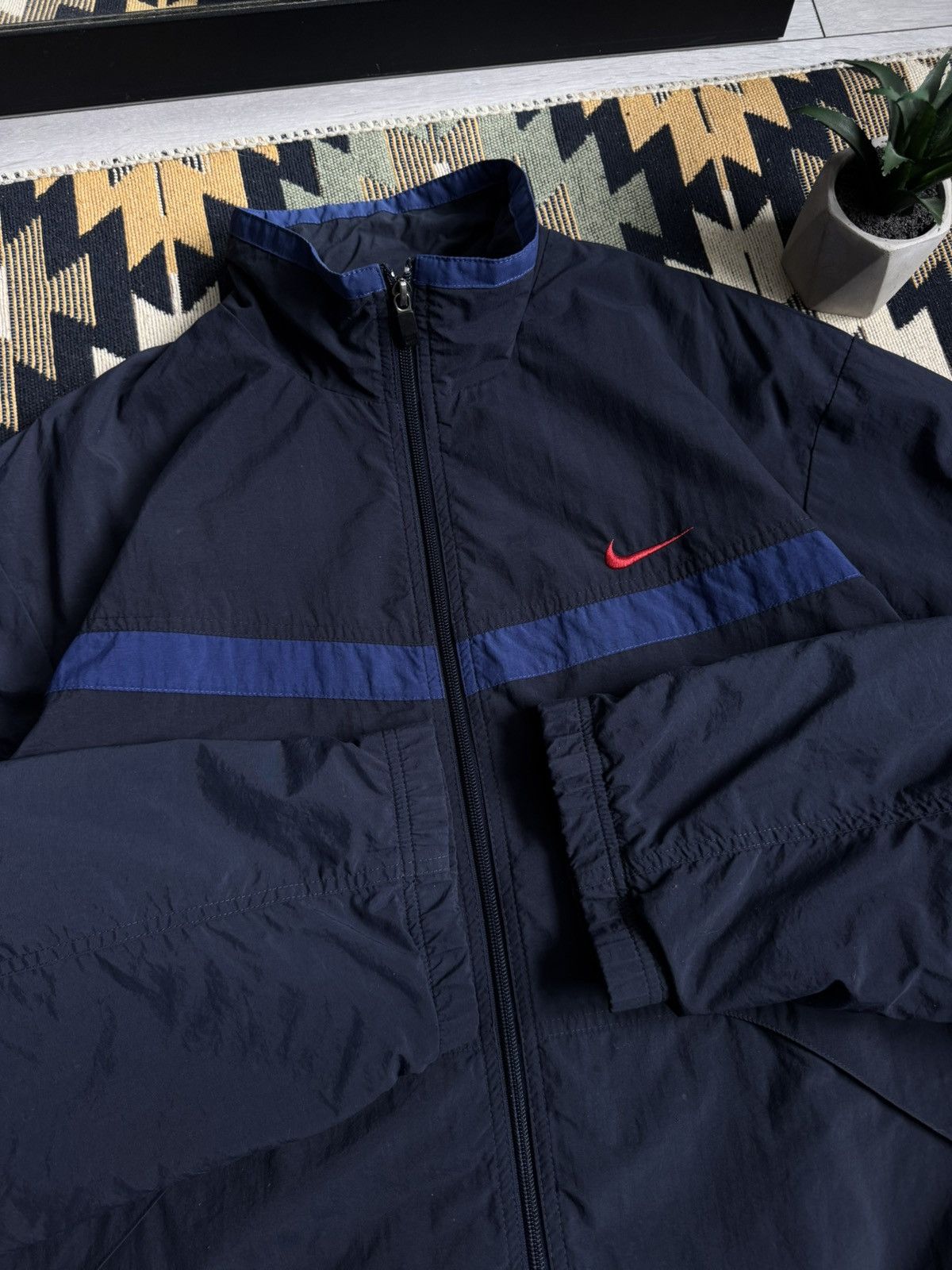 Nike Vintage Nike Nylon Y2K Track Jacket Size US M / EU 48-50 / 2 - 8 Thumbnail
