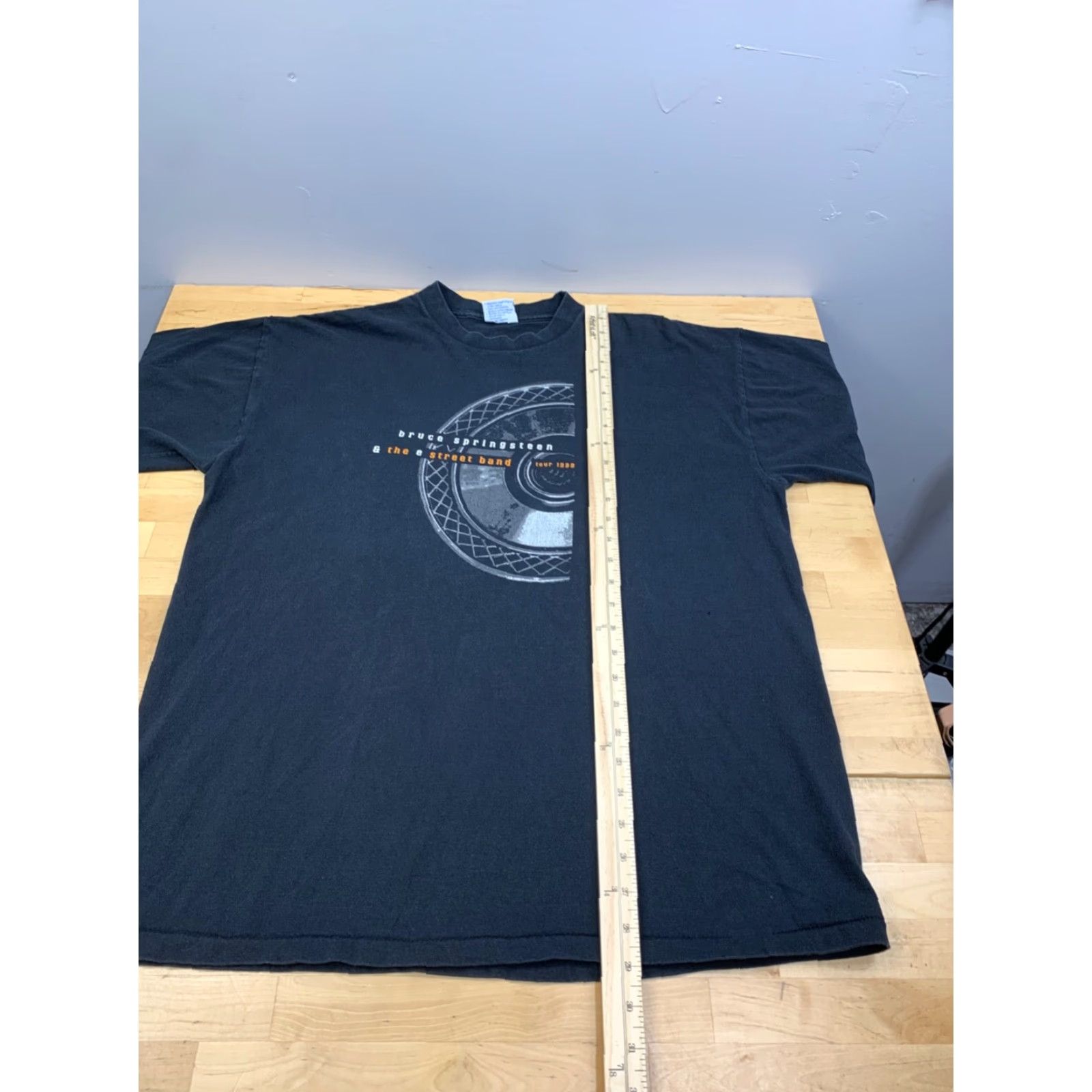 Vintage VINTAGE Bruce Springsteen & The E Street Band 1999 Tour Shirt XL Black All Sport T-Shirt Men Band Graphic Print Crew Neck Short Sleeve 11525 Mens Size US XL / EU 56 / 4 - 5 Thumbnail