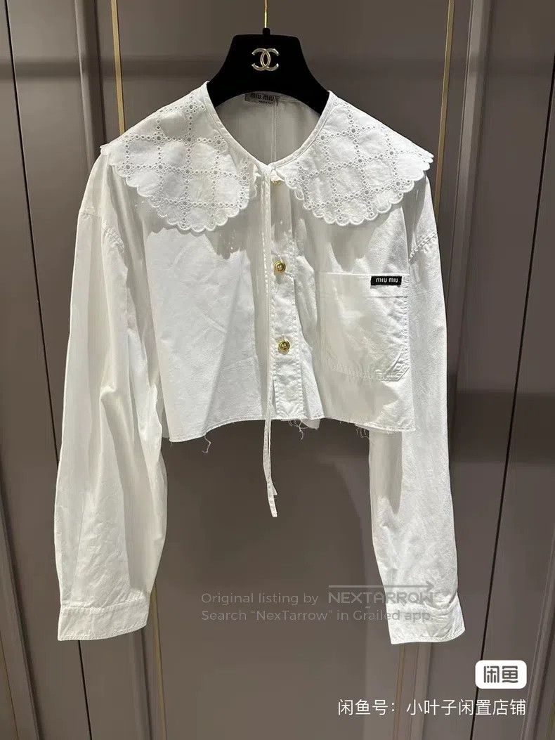 Miu Miu Miu Miu 36 shirt Size S / US 4 / IT 40 - 1 Thumbnail